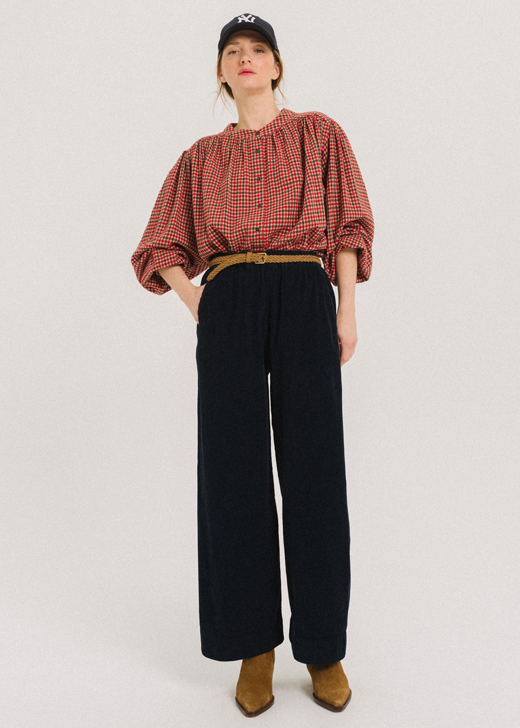 Candide Blouse, Cherry ~ tinsels