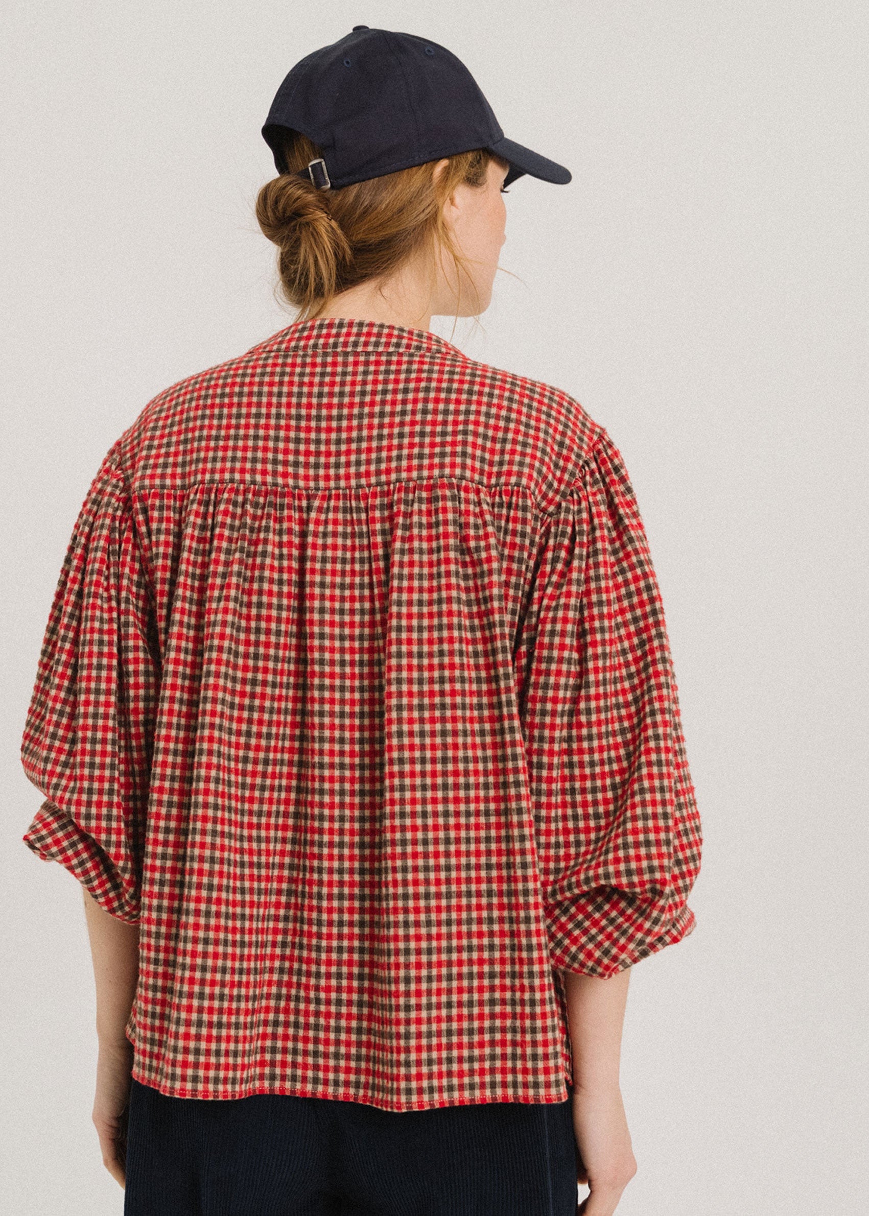 Candide Blouse, Cherry ~ tinsels