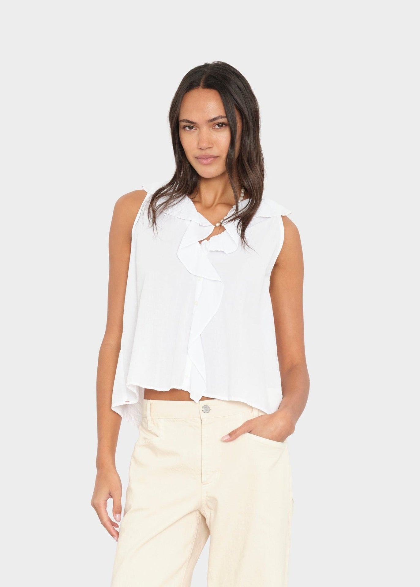 Casara Top, White ~ Xirena