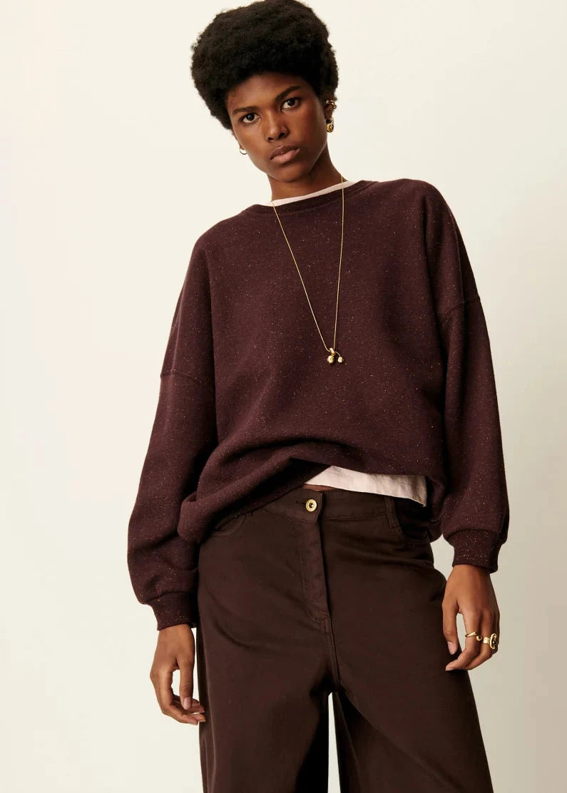 Chebbi Sweatshirt, Ganache ~ Sessun