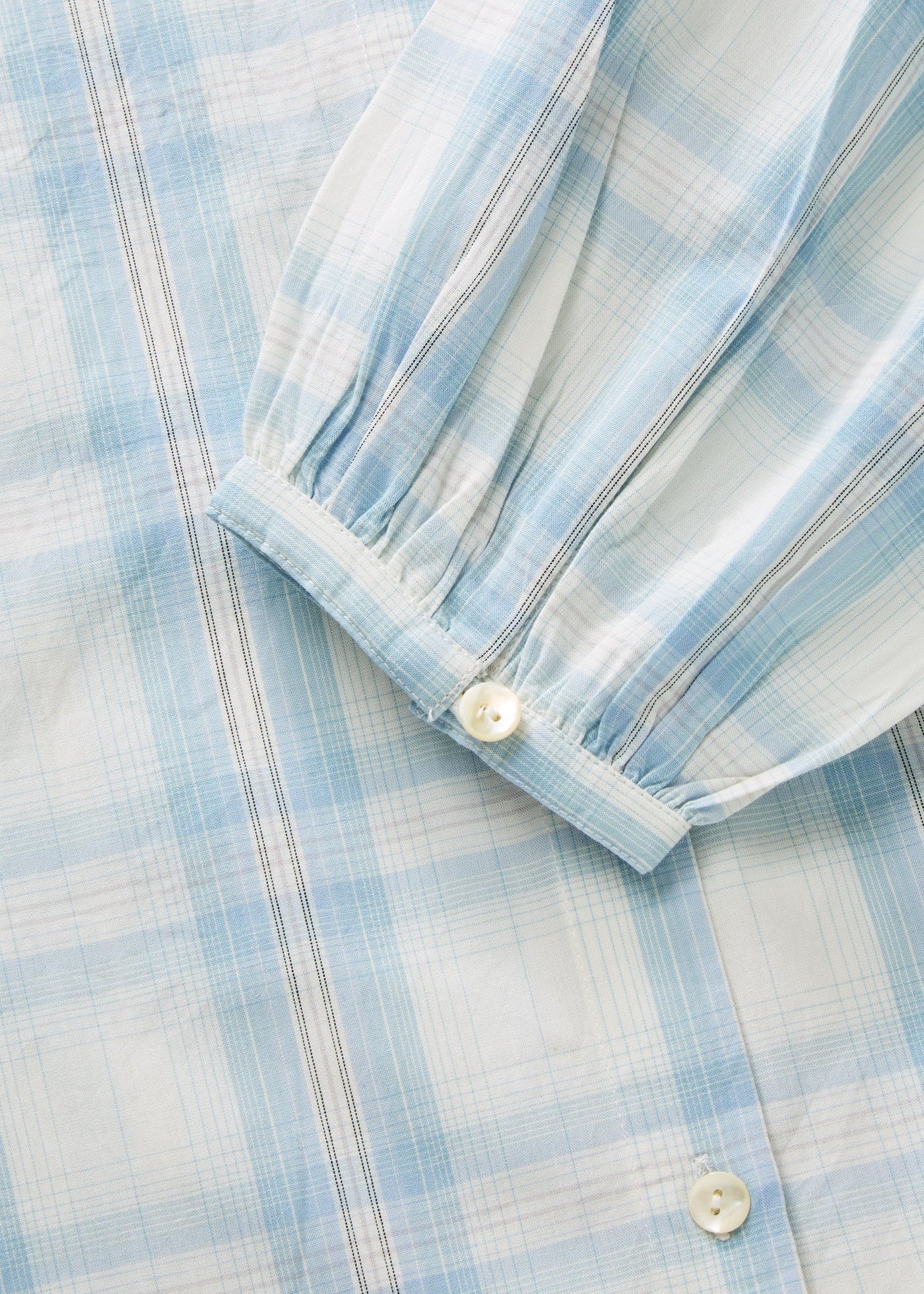 Cilla Shirt, Vintage Check - Skall