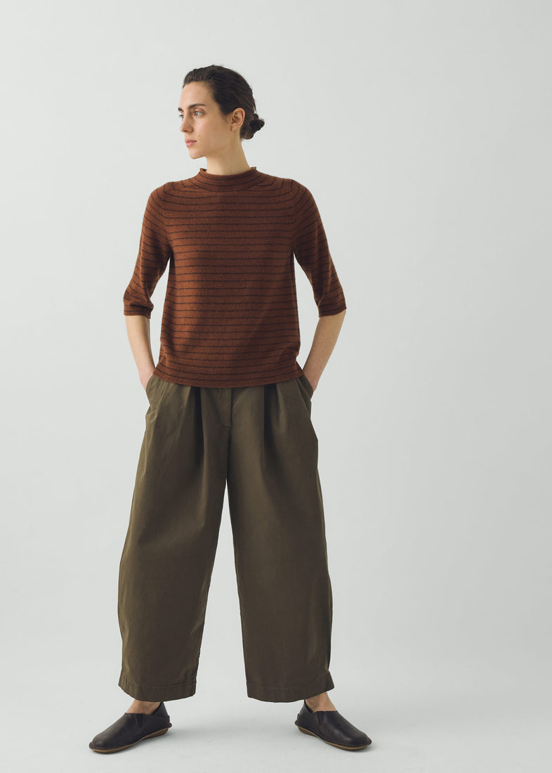 Cotton Wide Leg Trousers ~ TOAST