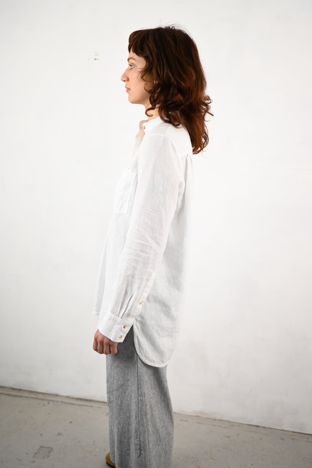 Kyoto Linen Shirt, White