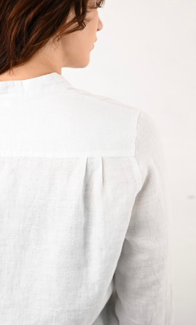 Kyoto Linen Shirt, White