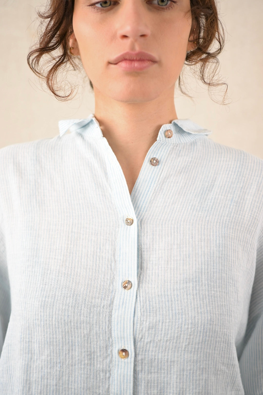 Bouce Shirt Stripe, Sage