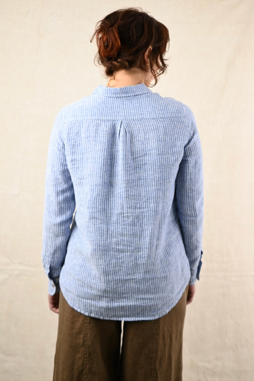 Trudy Stripe Linen Shirt