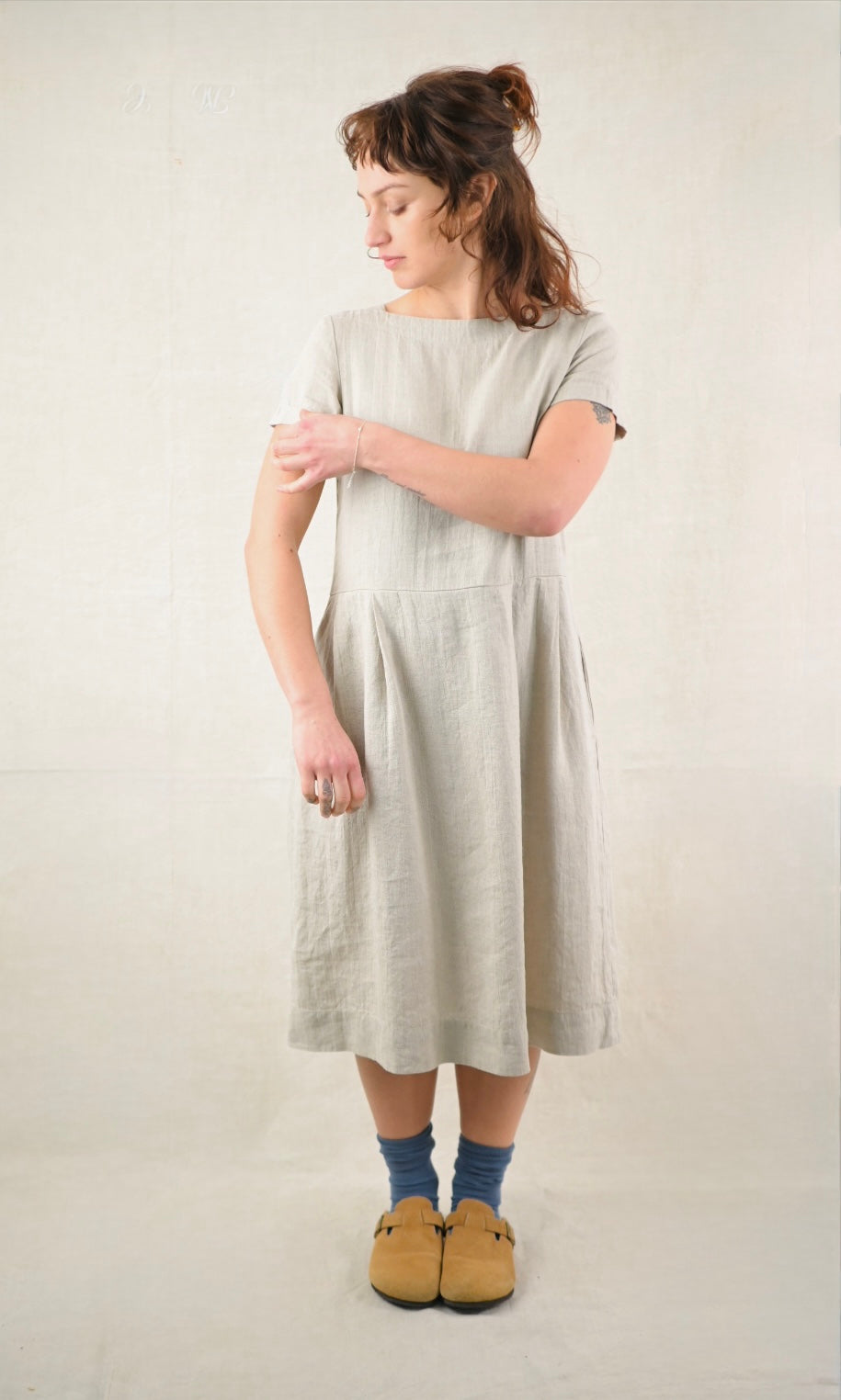Saline Dress, Natural