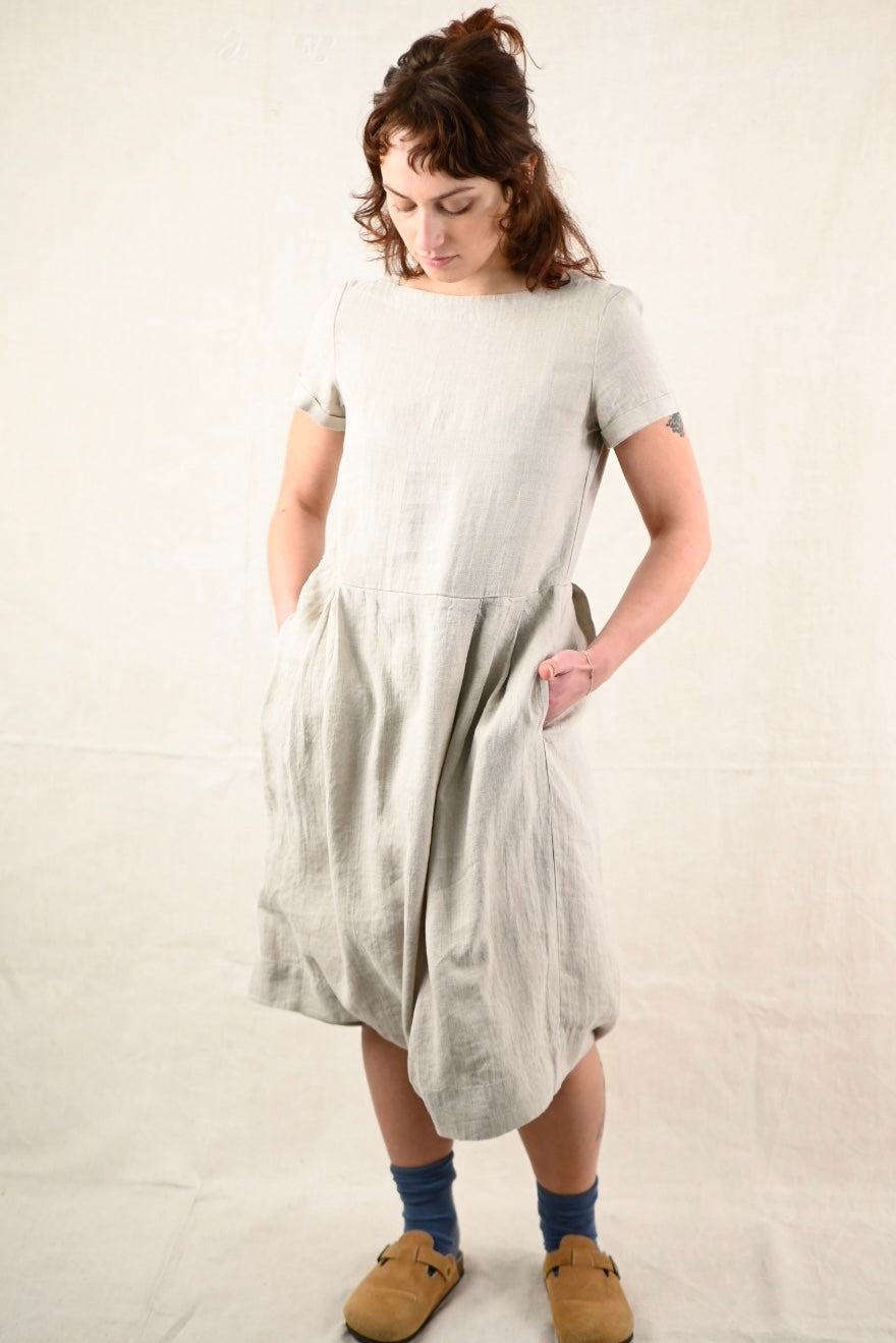 Saline Dress, Natural