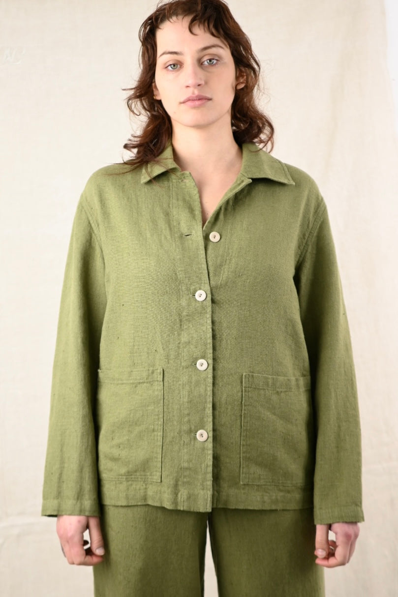 Kyoto Worker Jacket, Olive