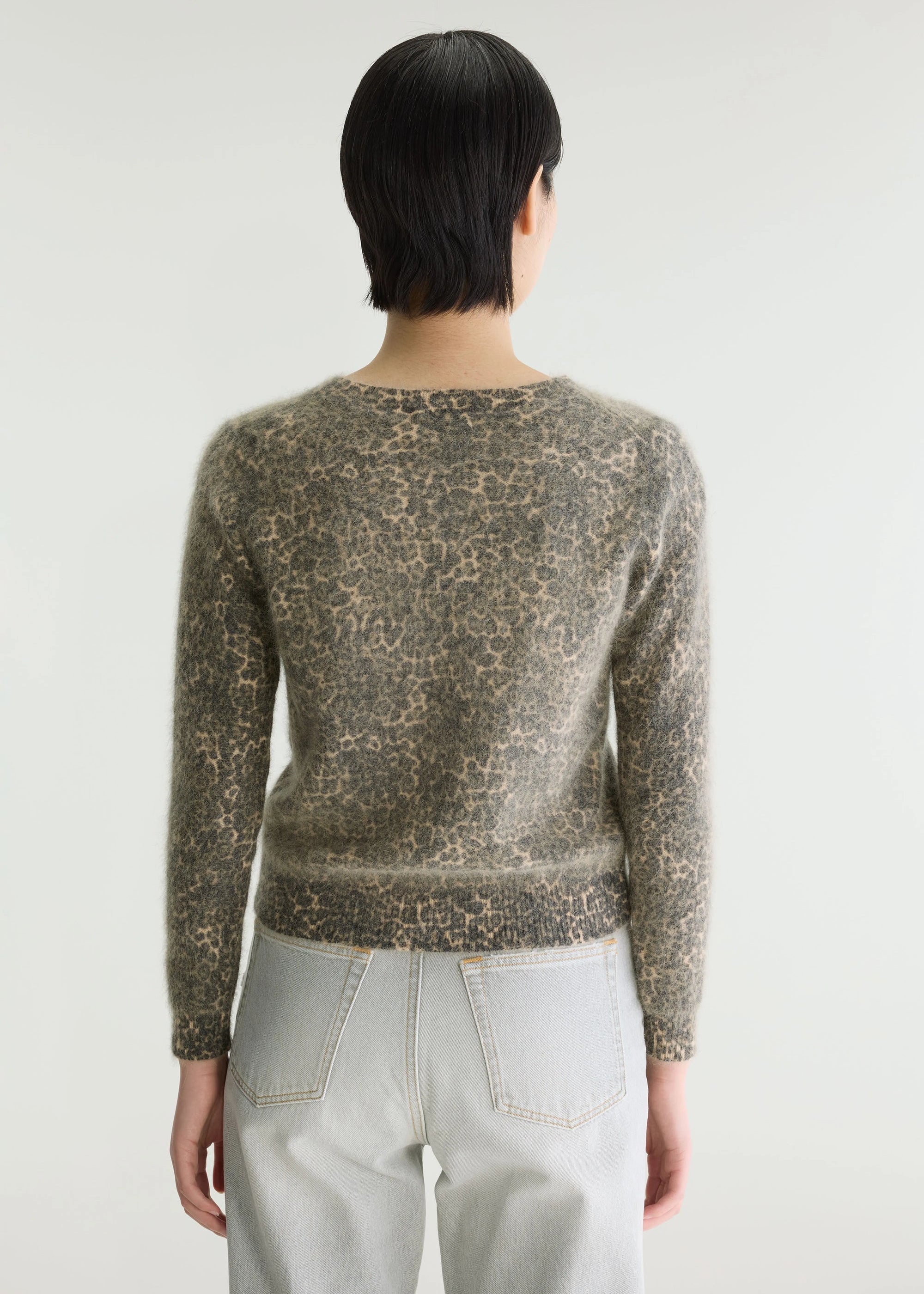 Datti Angora-Blend Sweater, Leopard ~ Bellerose