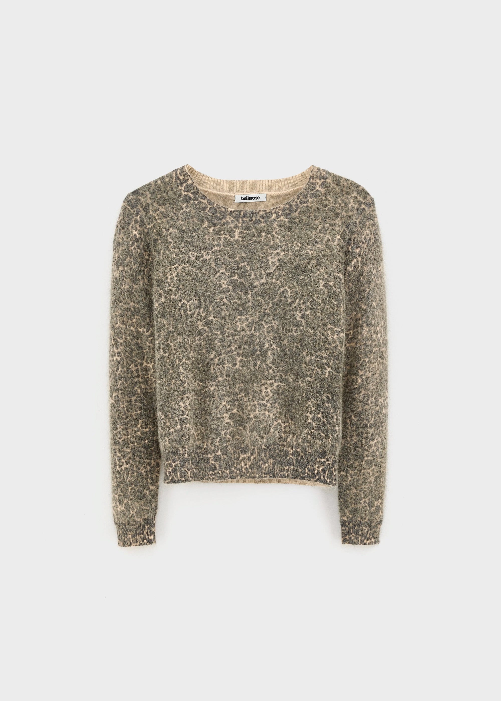 Datti Angora-Blend Sweater, Leopard ~ Bellerose