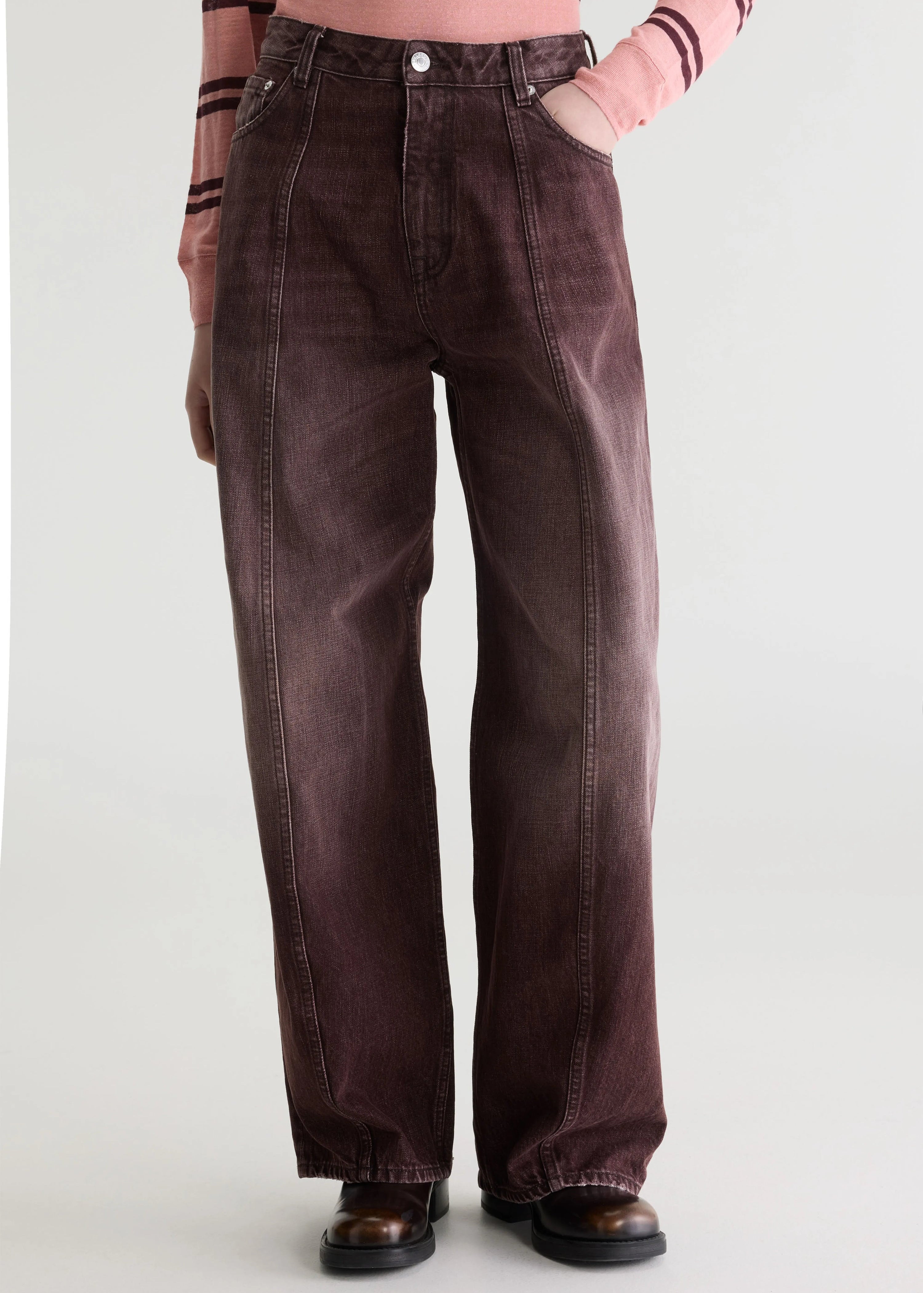 Denim N. 83, Used Burgundy ~ Bellerose