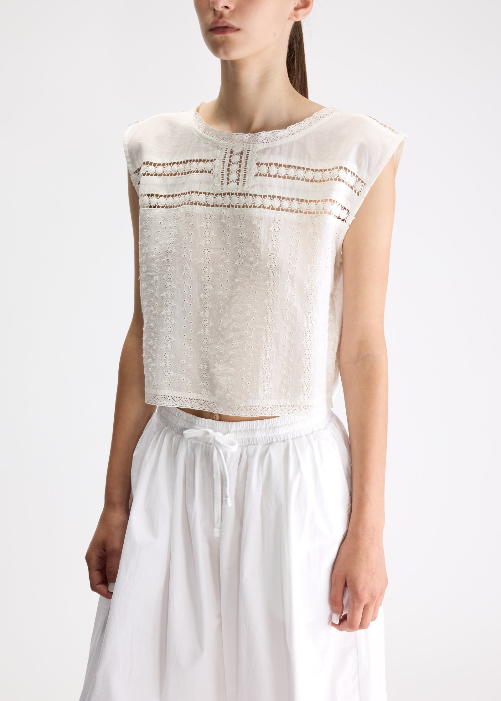 Donna Top, White ~ Bellerose