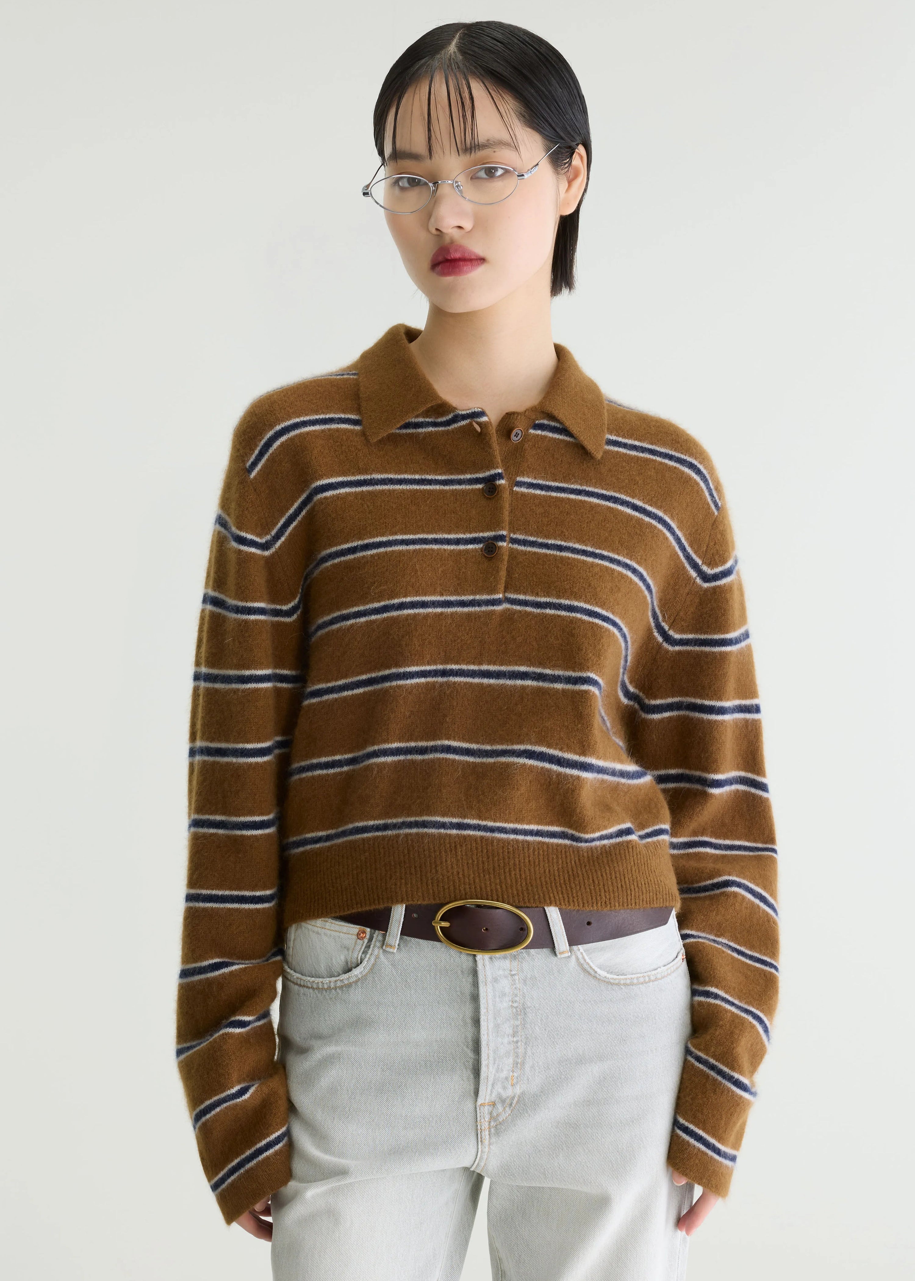 Dussyr Knit Sweater, Stripe E ~ Bellerose