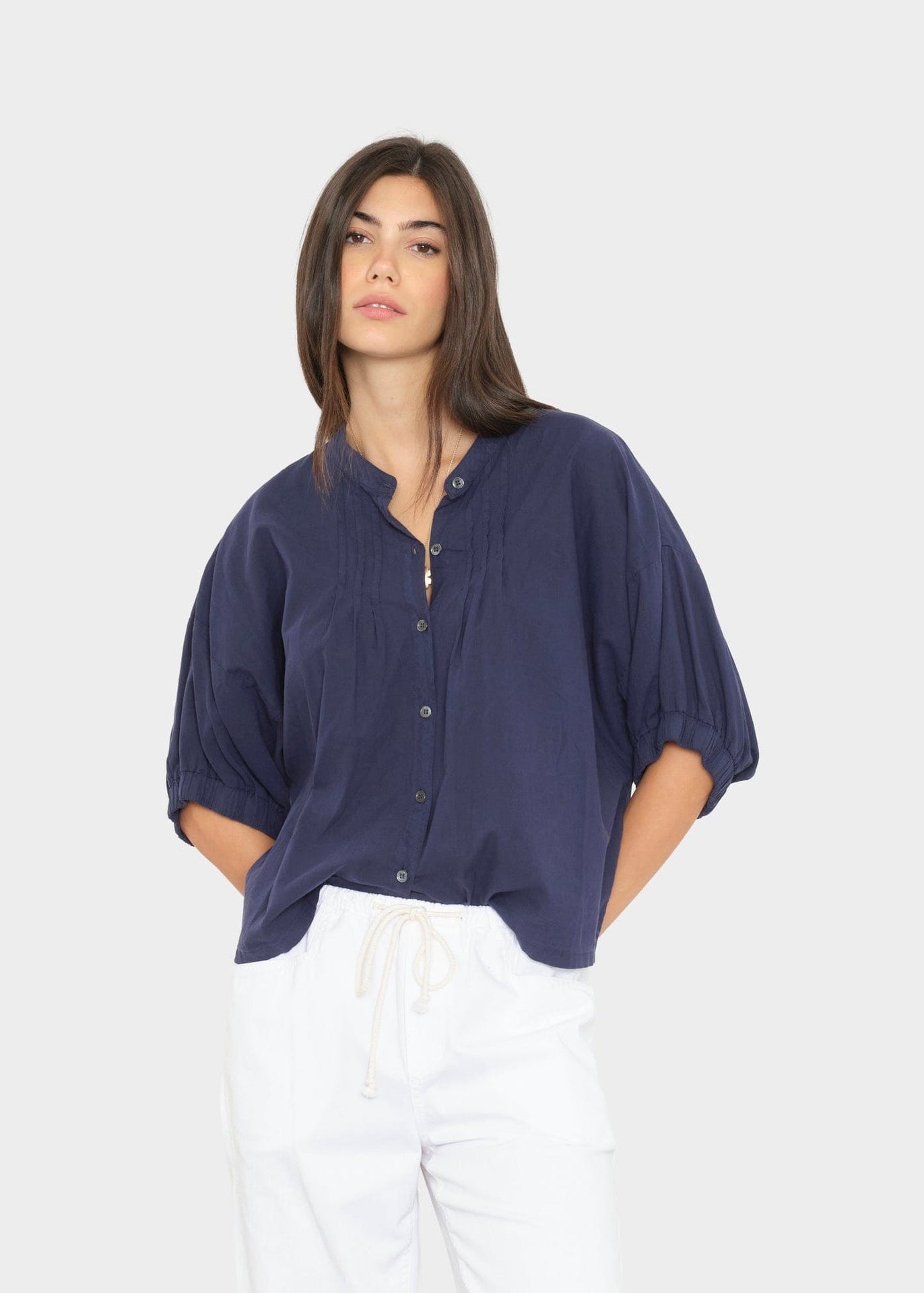 Dutch Shirt, Navy ~ Xirena