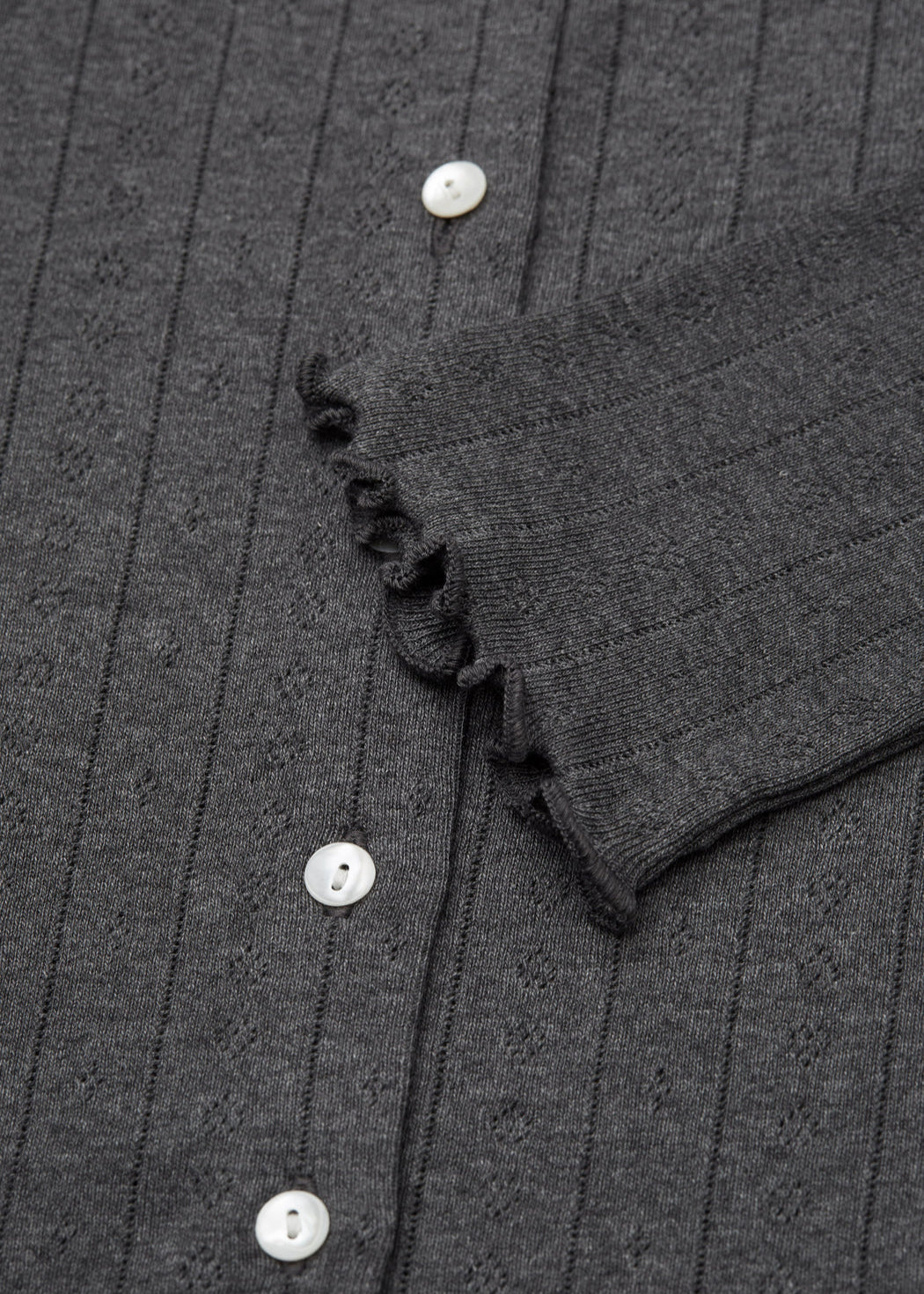 Edie Cardigan - Dark grey melange