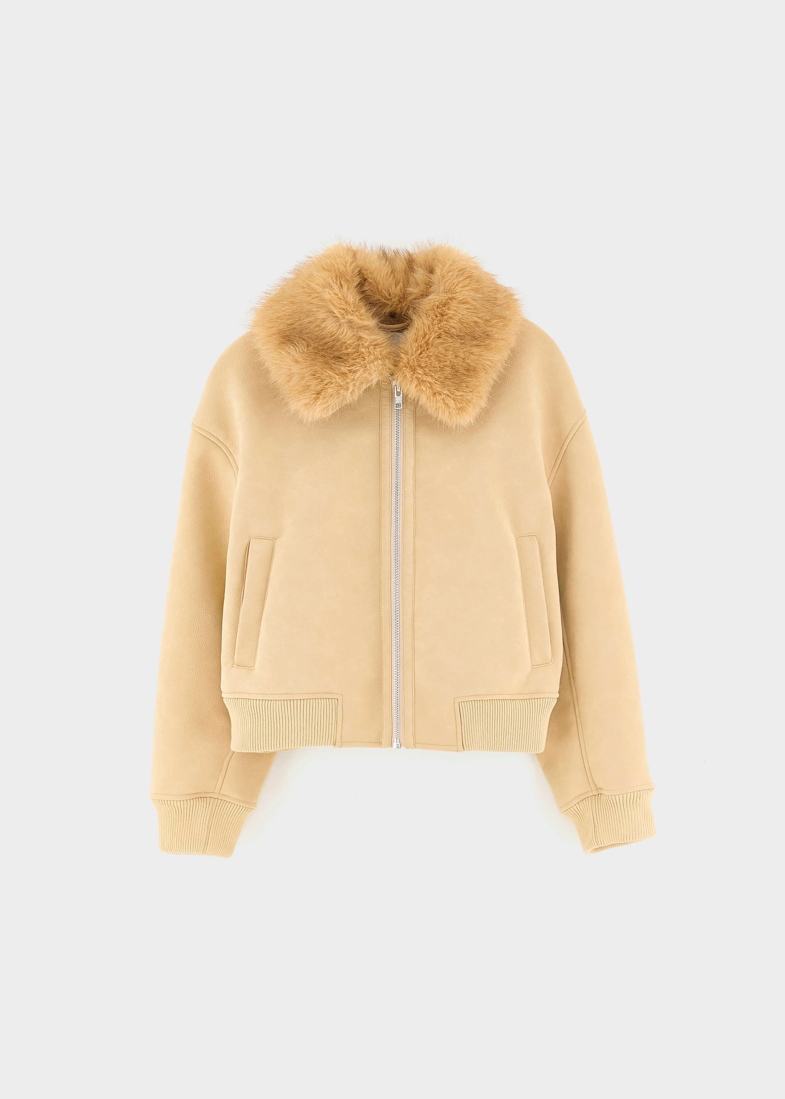Erin Faux-Leather Jacket, Clay ~ Bellerose