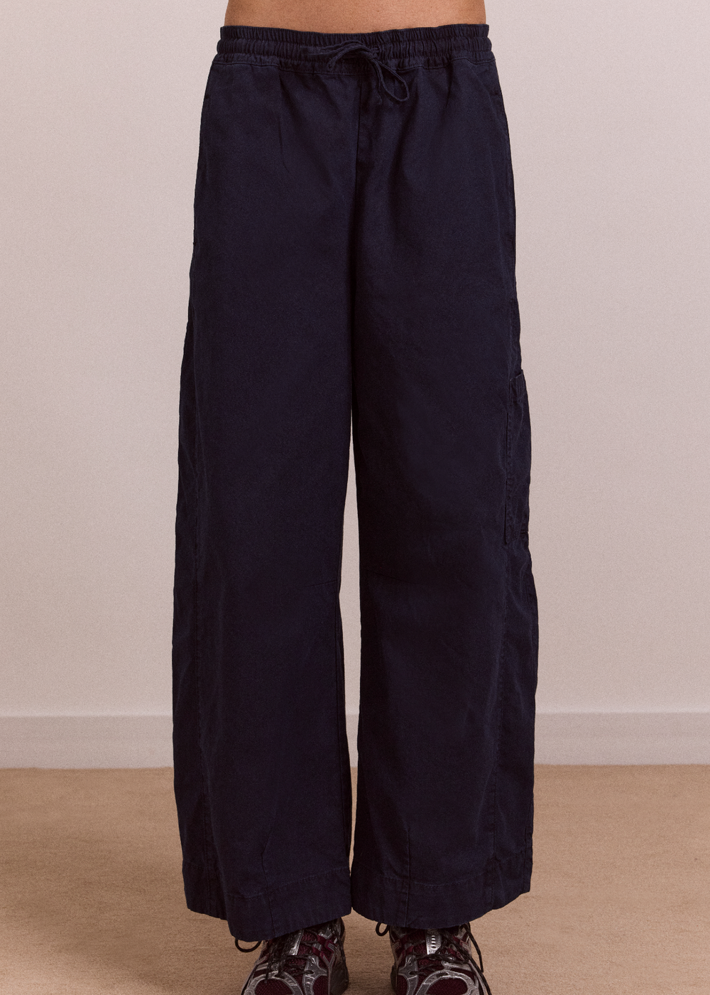 Felix Twill Trouser, Navy ~ Damson Madder