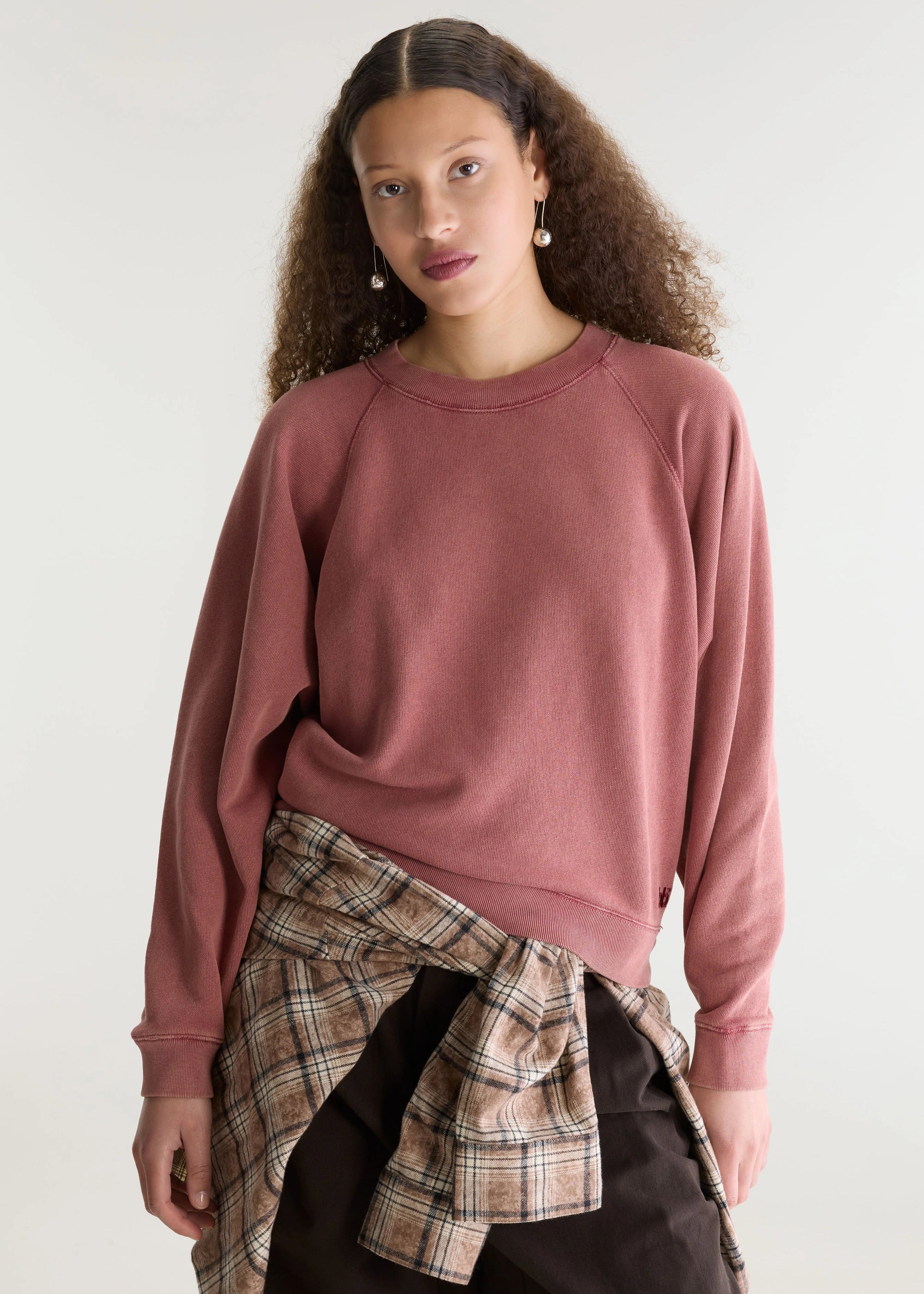 Fella Relaxed Sweatshirt, Cerise ~ Bellerose