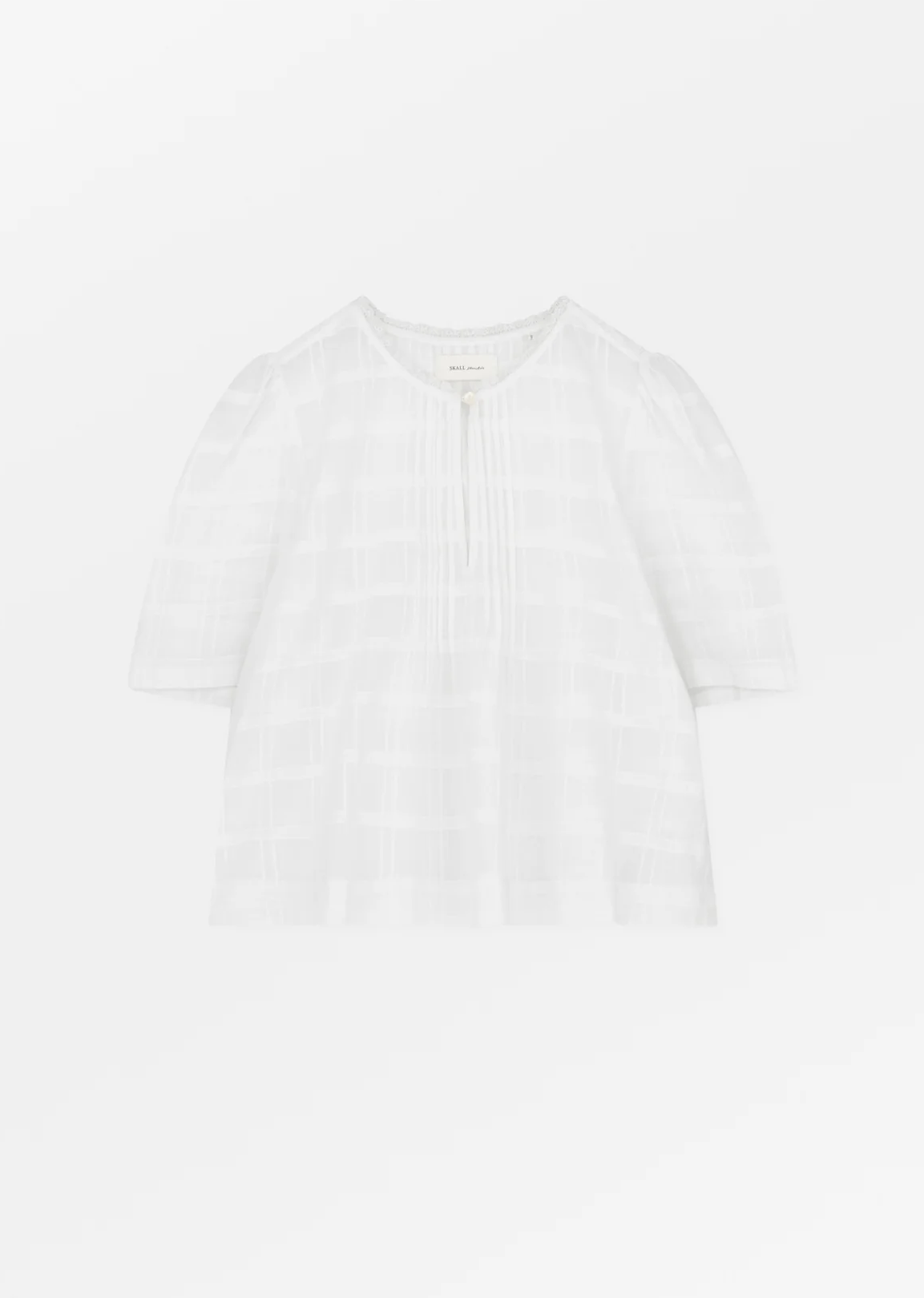 Fiore Blouse, White - Skall
