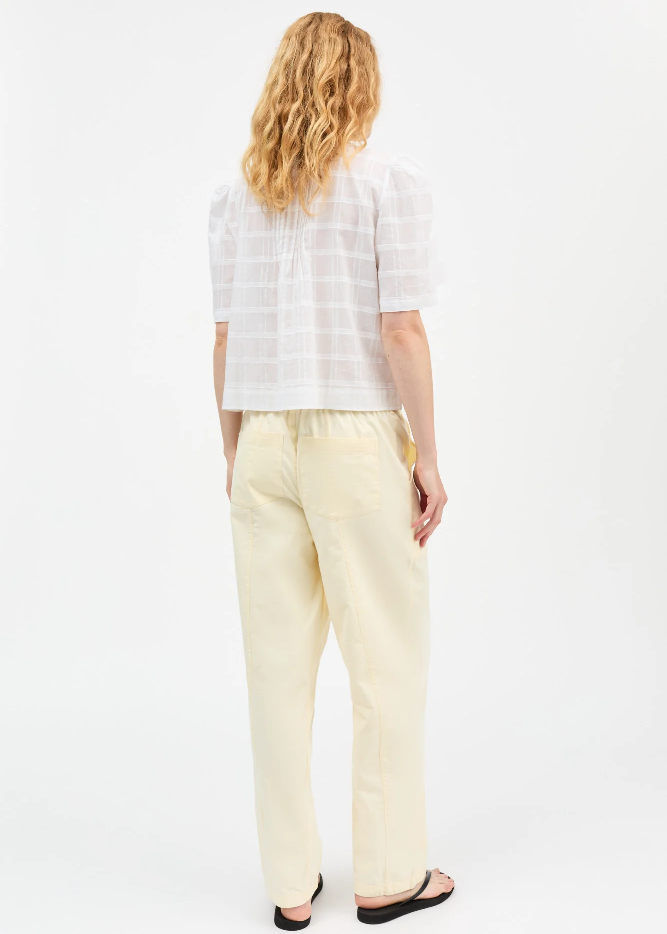 Fiore Blouse, White - Skall