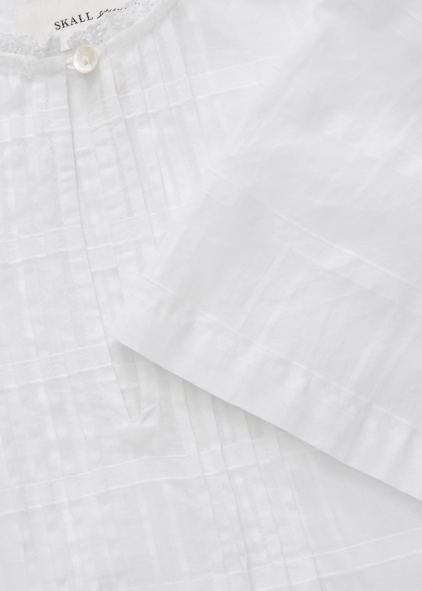 Fiore Blouse, White - Skall