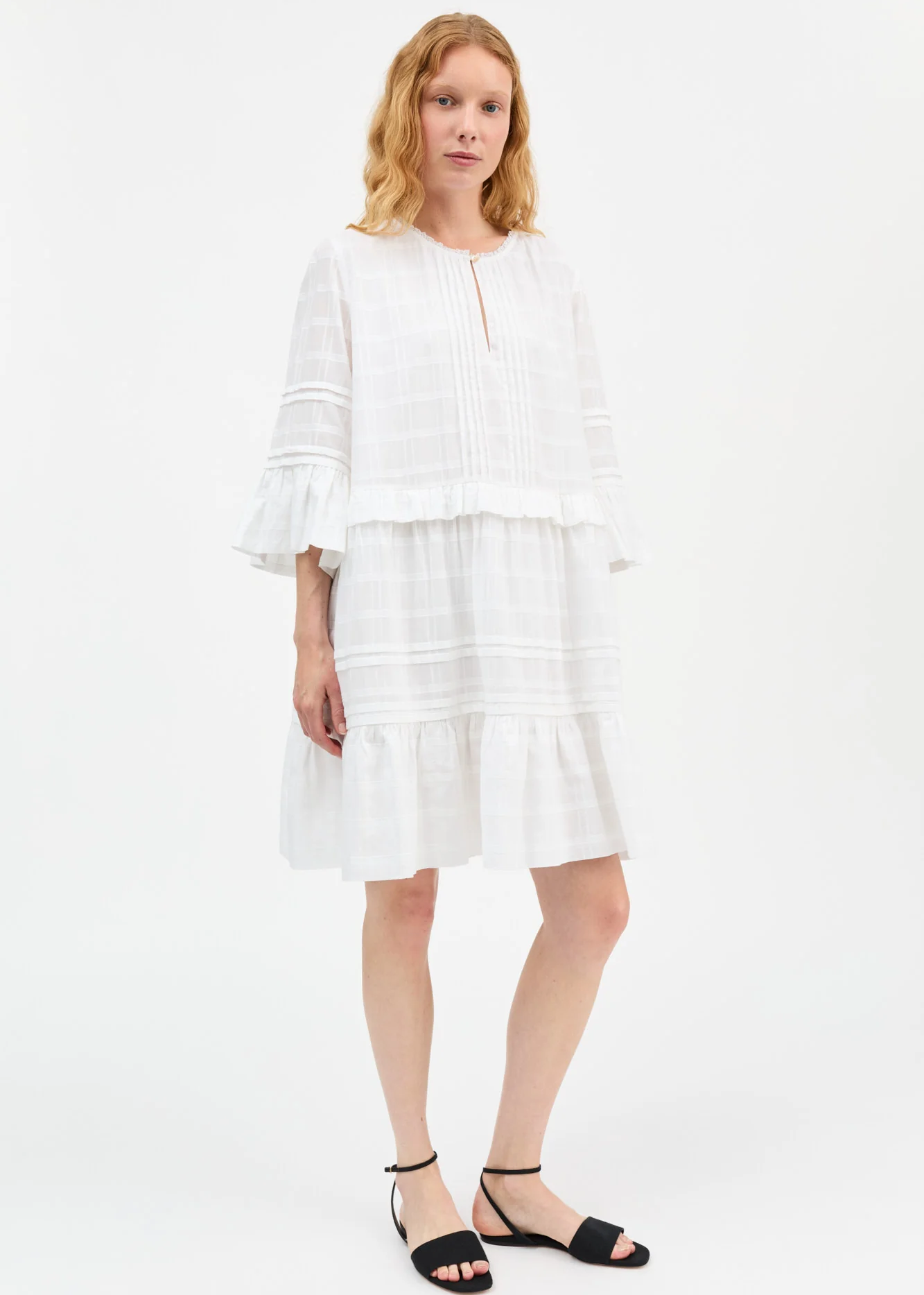 Fiore Dress, White - Skall