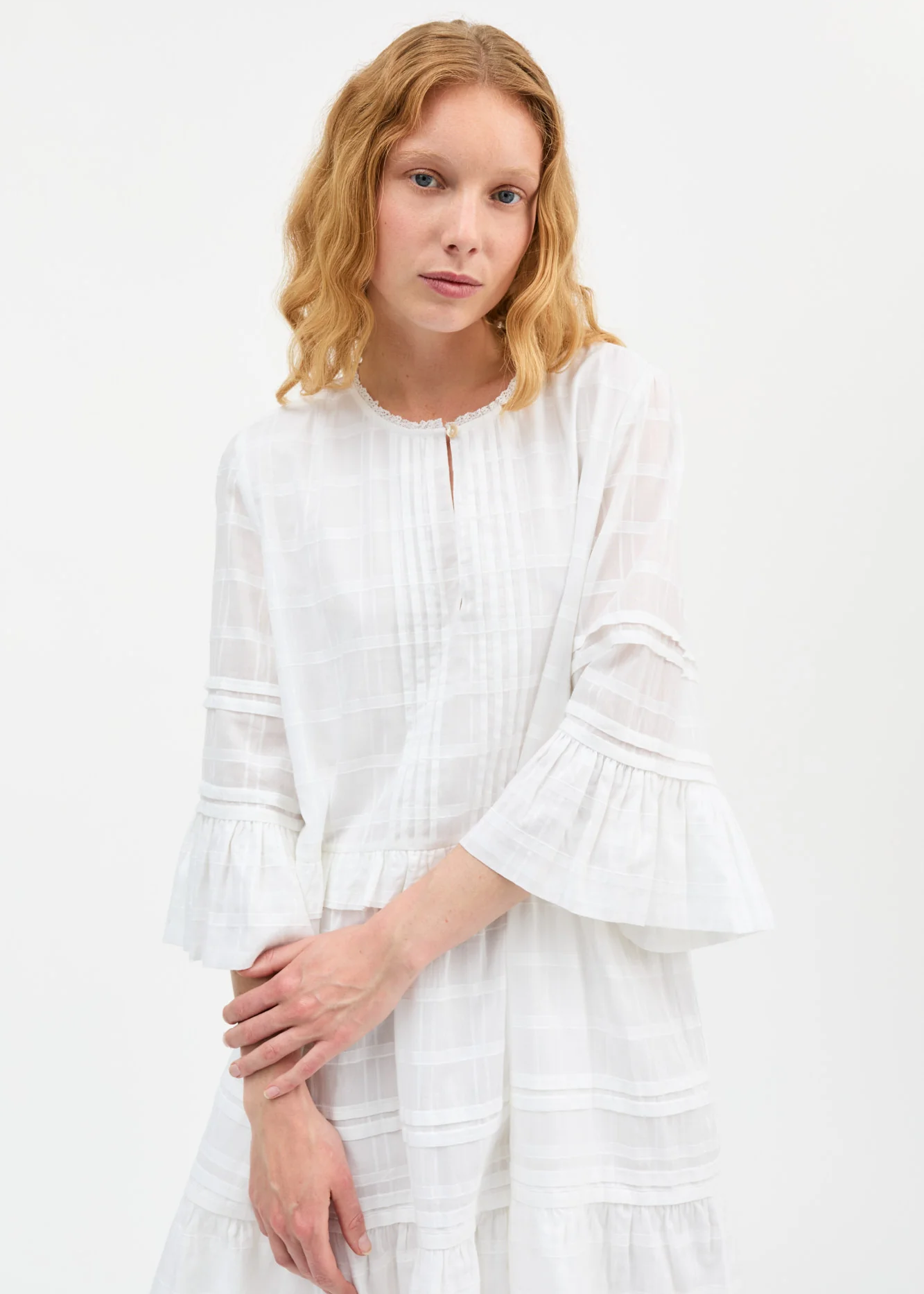 Fiore Dress, White - Skall