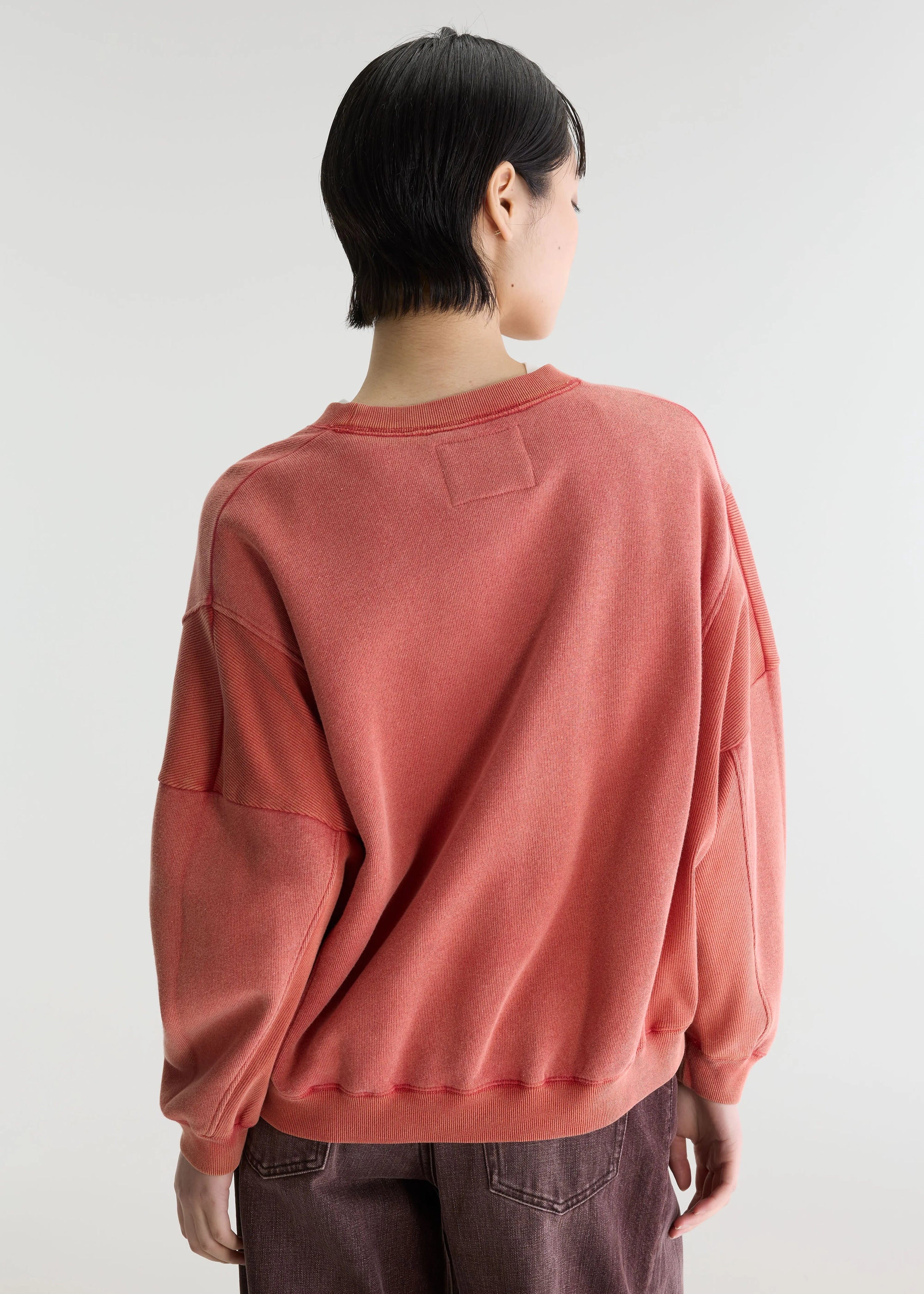 Flipos Crewneck Sweatshirt, Scarlet ~ Bellerose