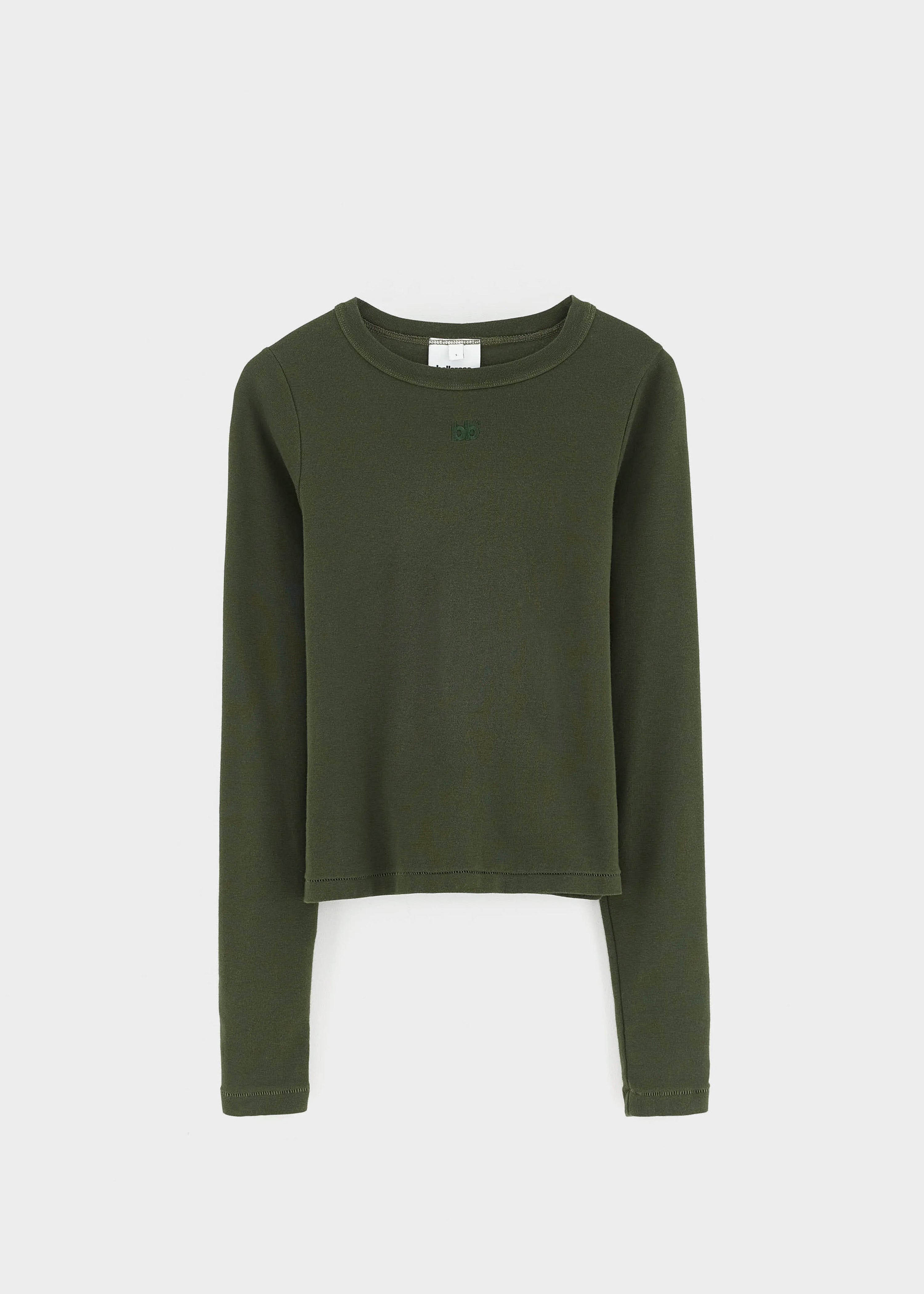 Flyer Long-Sleeve T-Shirt, Dark Olive ~ Bellerose