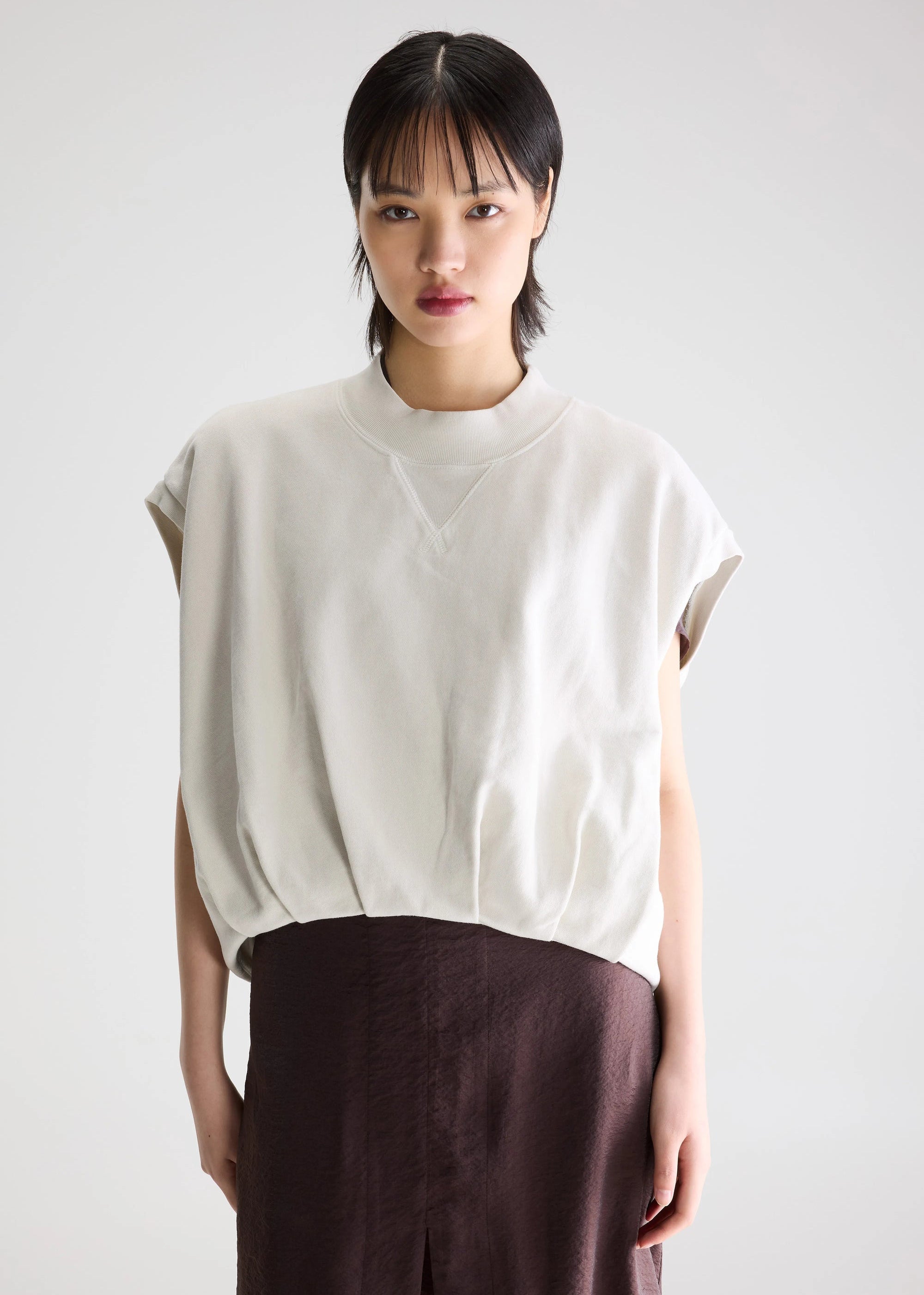 Fytom Sleeveless Sweatshirt, Lotus ~ Bellerose
