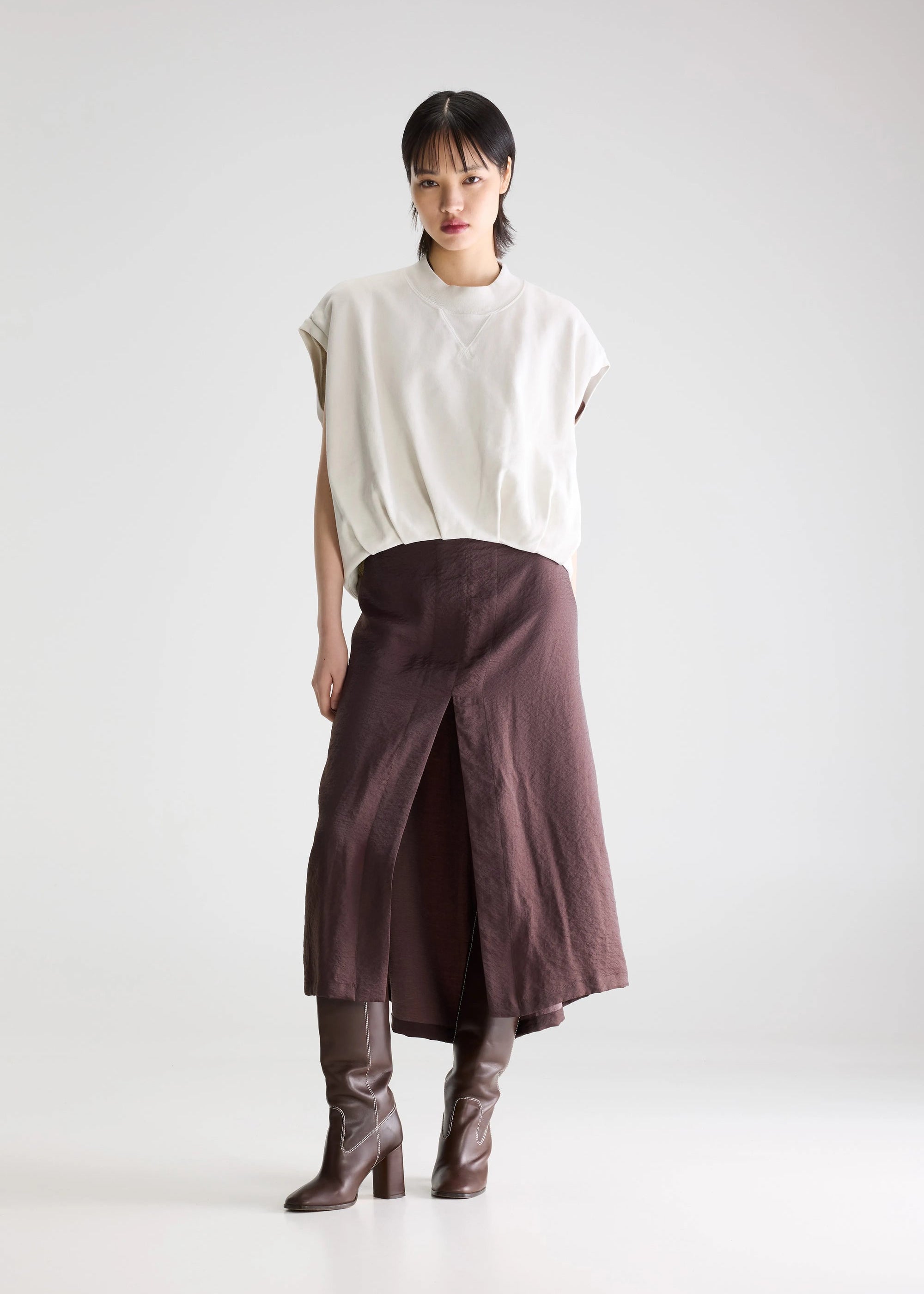 Fytom Sleeveless Sweatshirt, Lotus ~ Bellerose