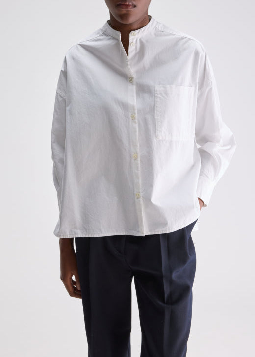 Gorky Poplin Shirt, White ~ Bellerose