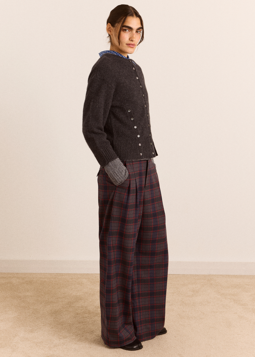 Haisley Trouser, Sirius ~ Damson Madder