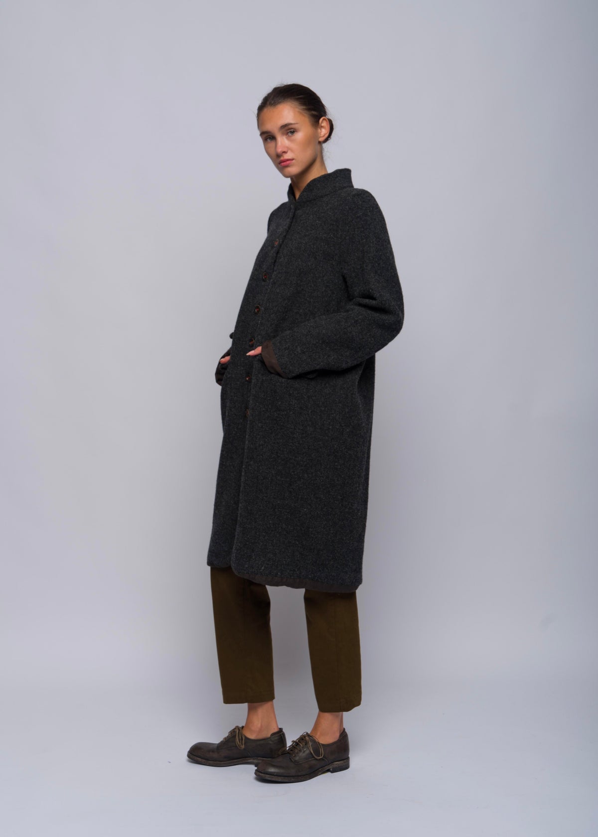 Hannoh Wessel  -  Coat Marika 301, Charcoal