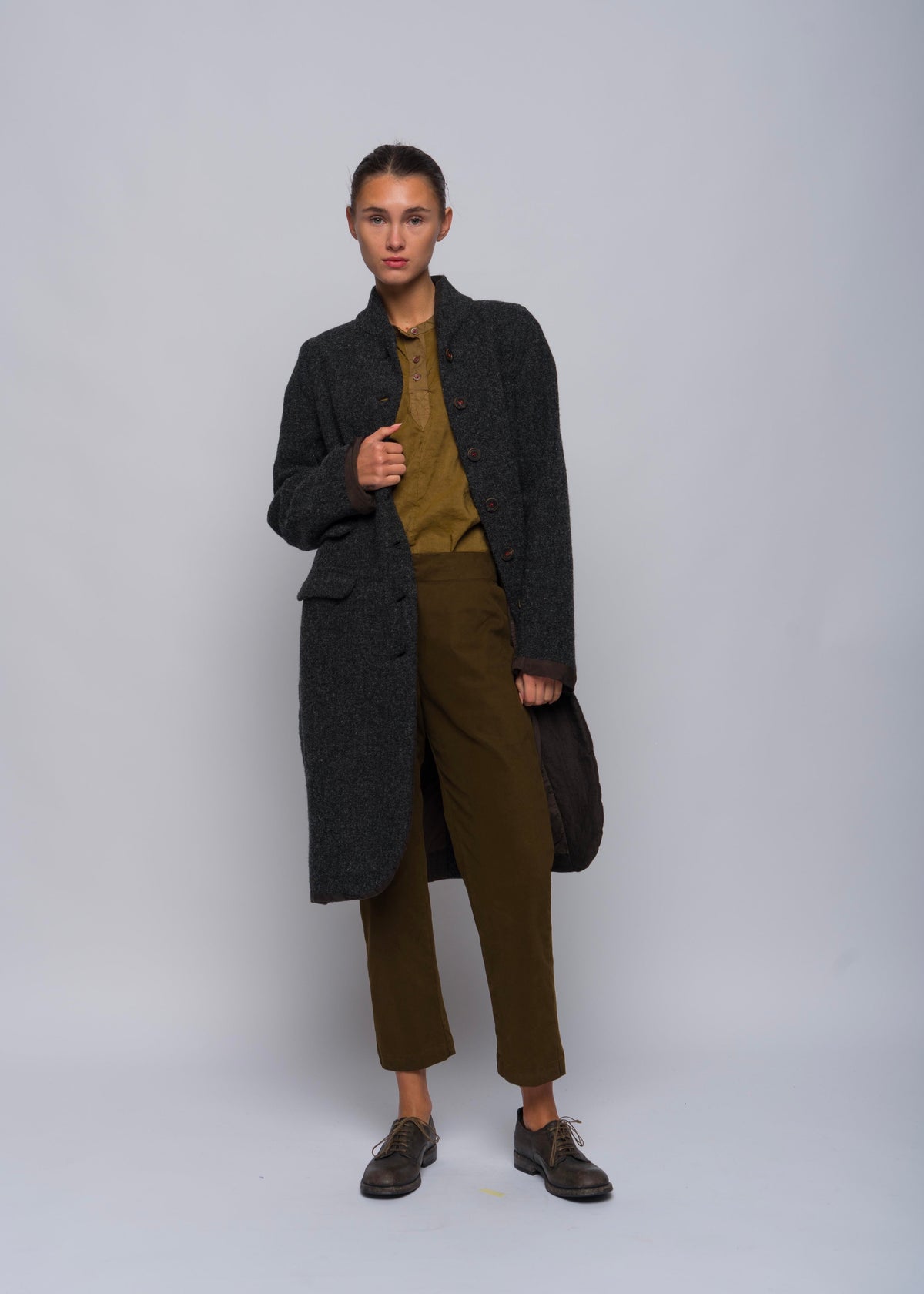 Hannoh Wessel  -  Coat Marika 301, Charcoal