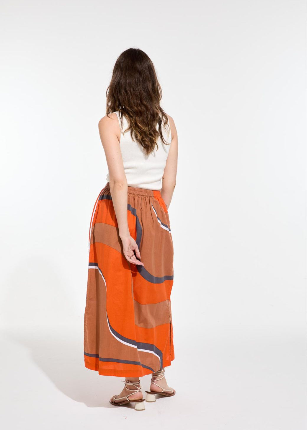 Juliette Madone Skirt, Vermilion - mapoesie