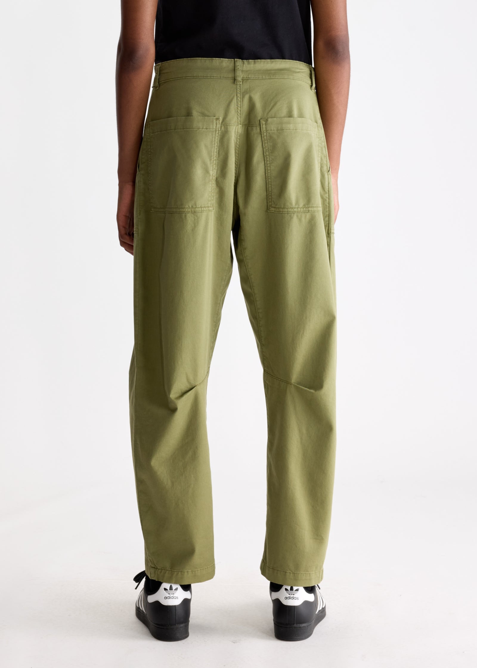 Kiara Relaxed Trousers, Olive ~ Bellerose