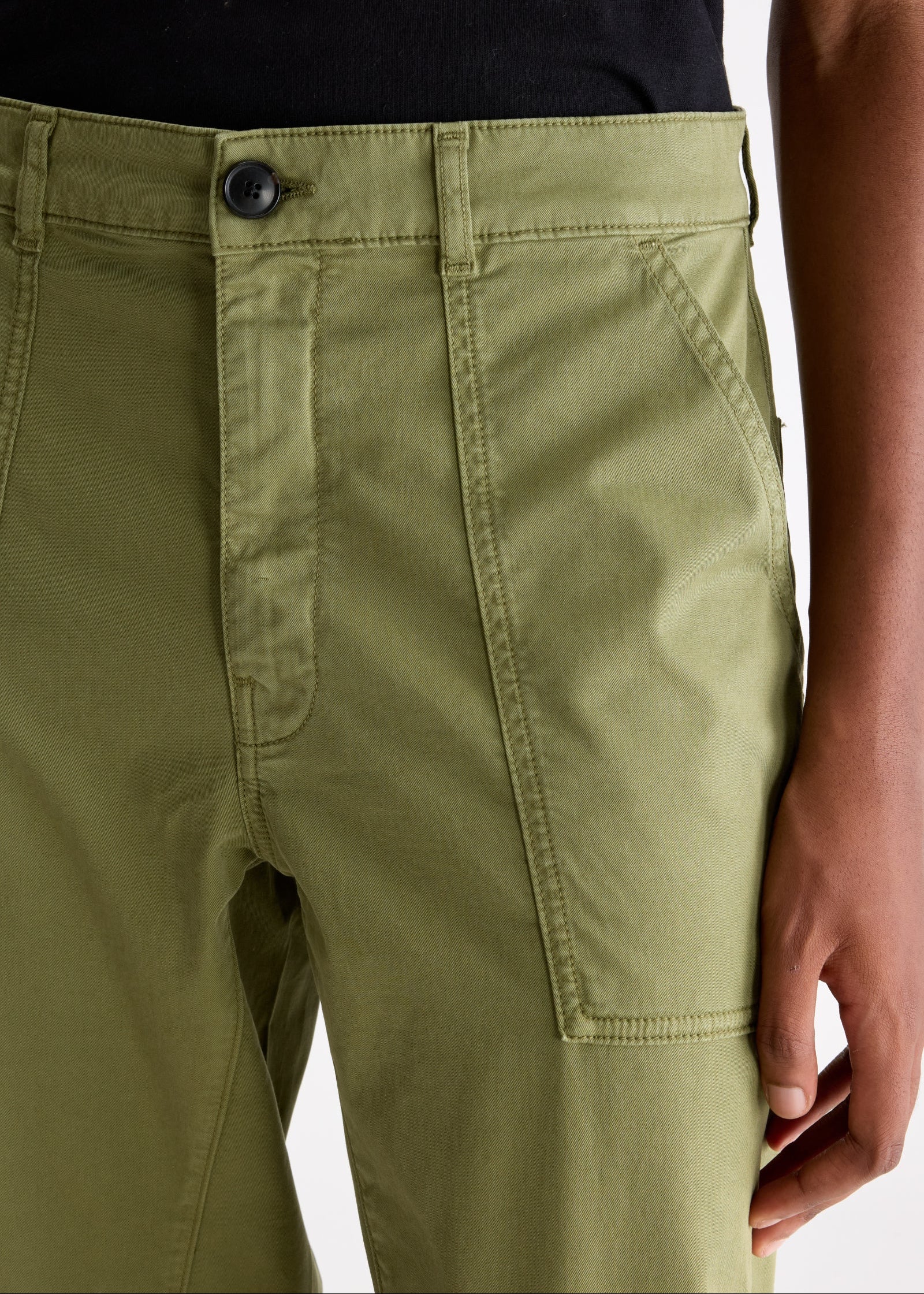 Kiara Relaxed Trousers, Olive ~ Bellerose