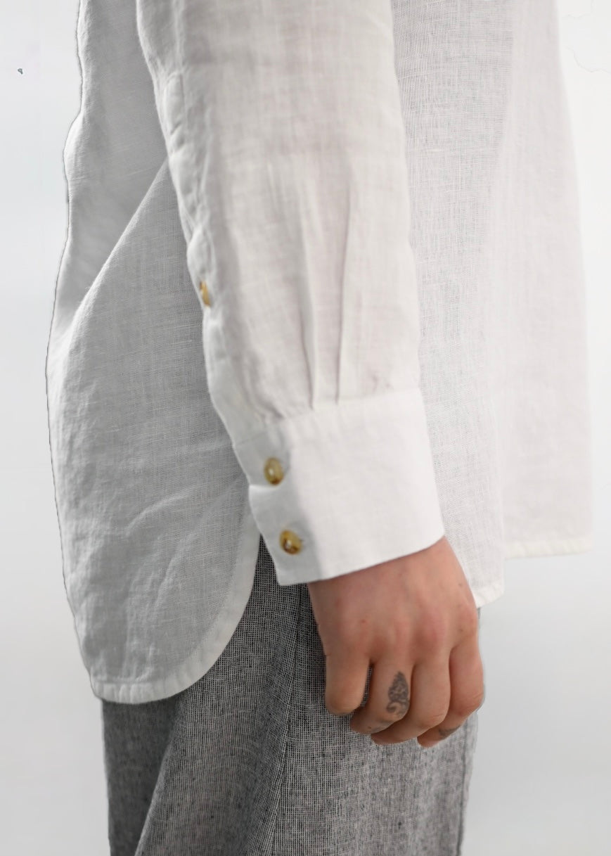 Kyoto Linen Shirt, White