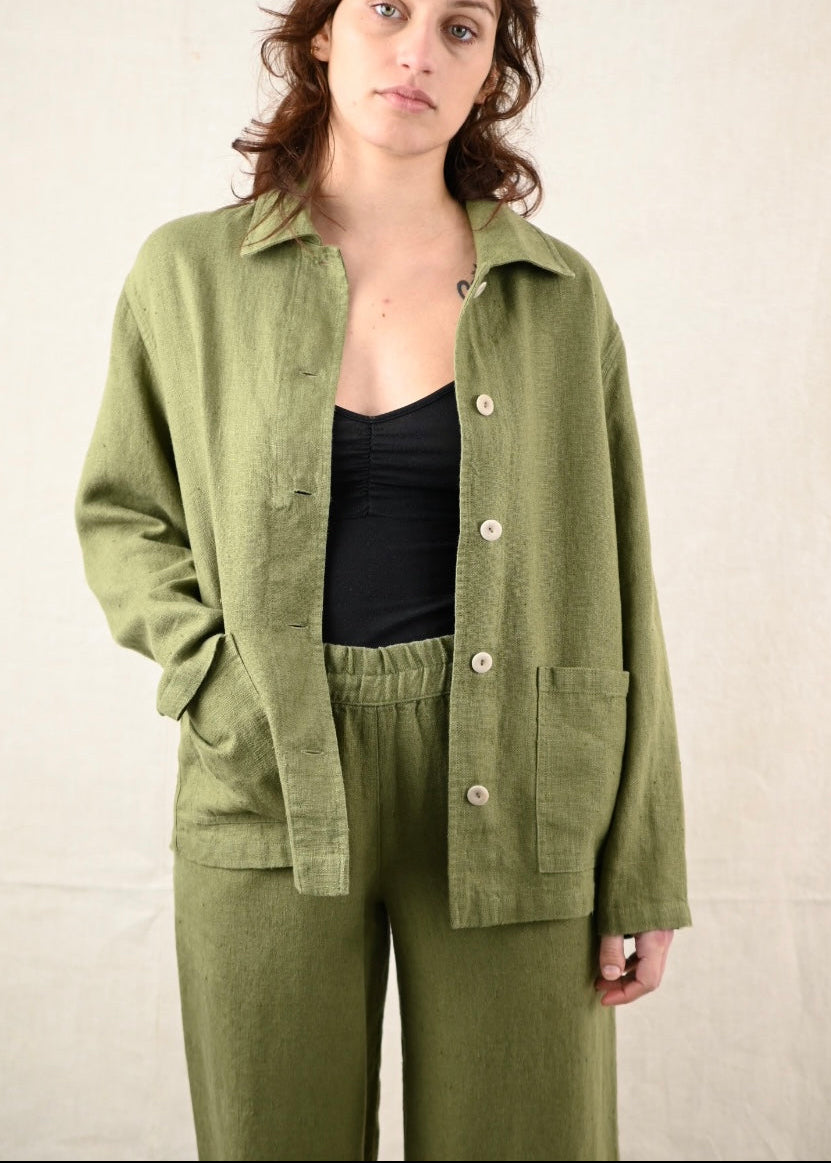 Kyoto Worker Jacket, Olive