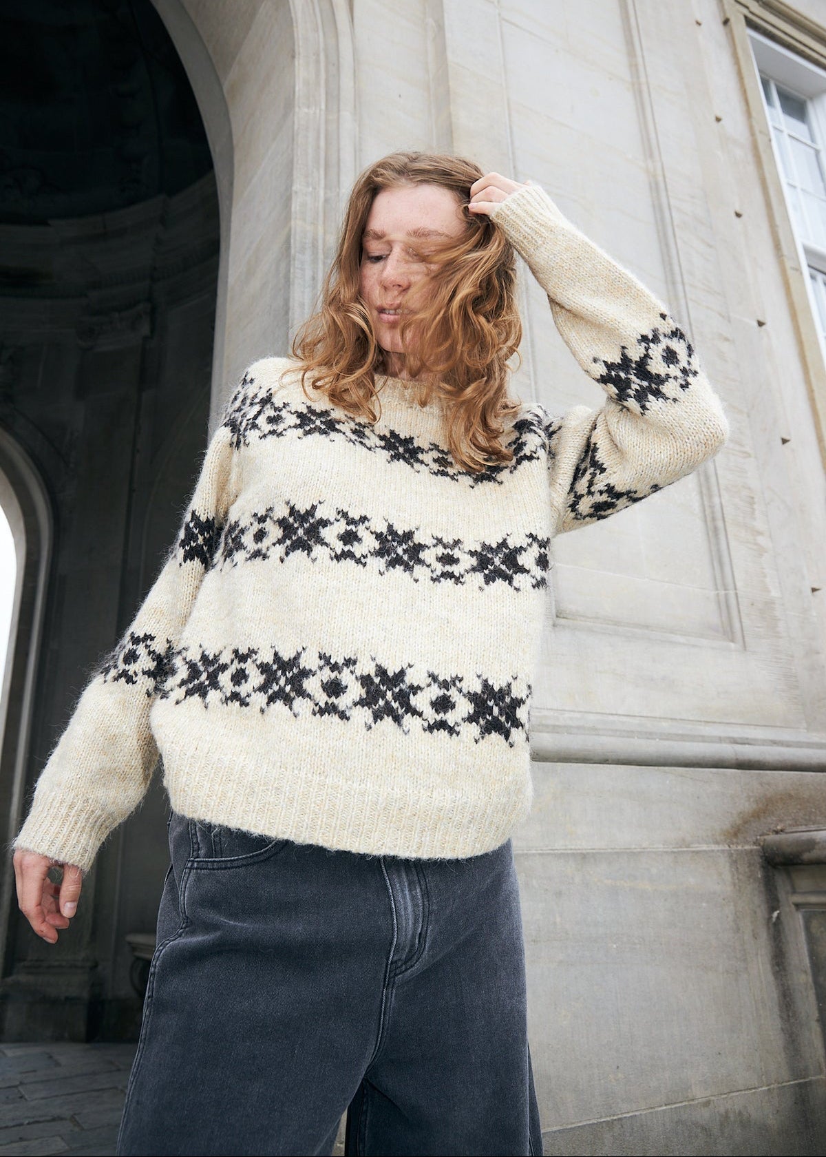 Lattie Knit Sweater, Creme ~ Lollys Laundry