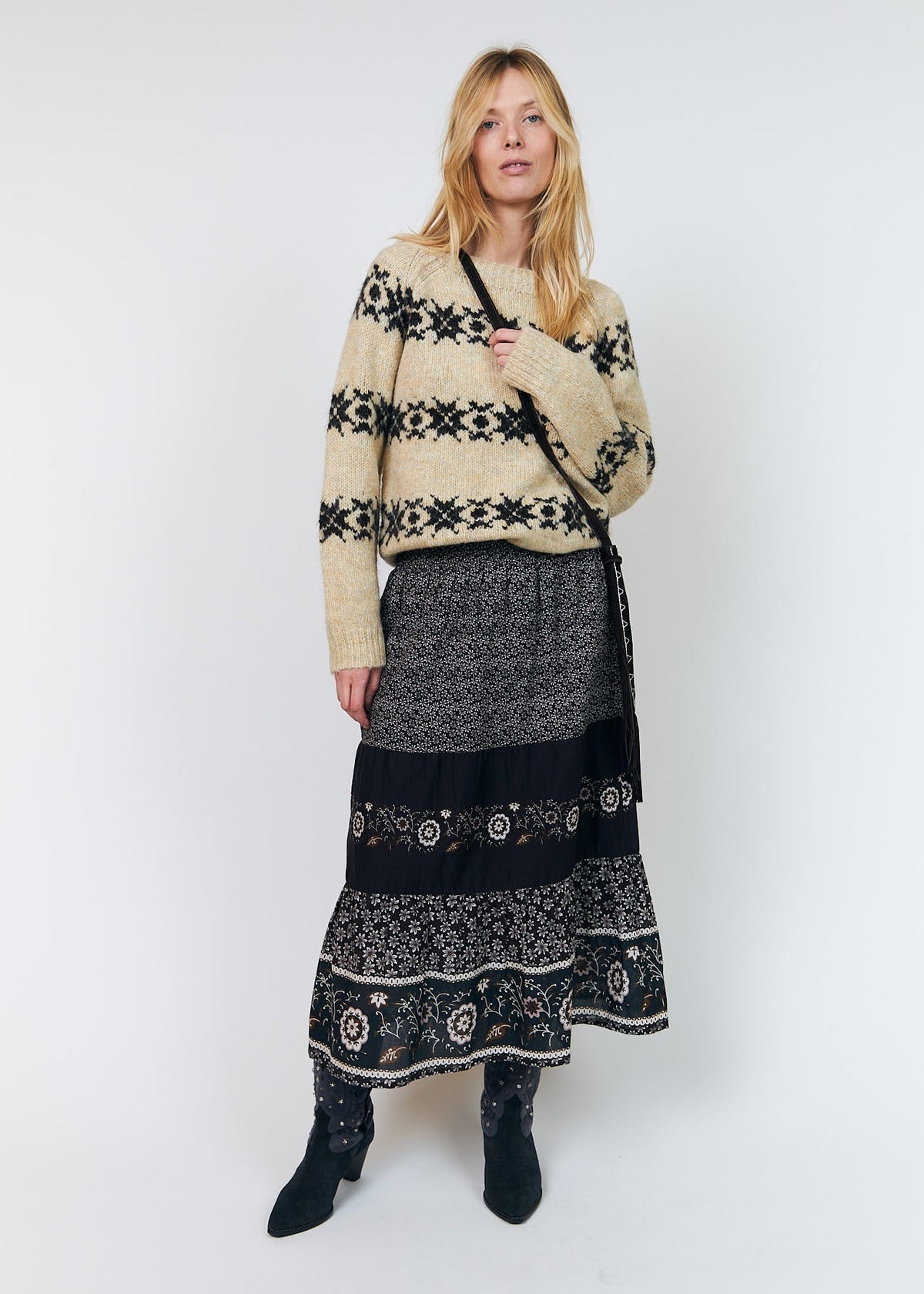 Lattie Knit Sweater, Creme ~ Lollys Laundry