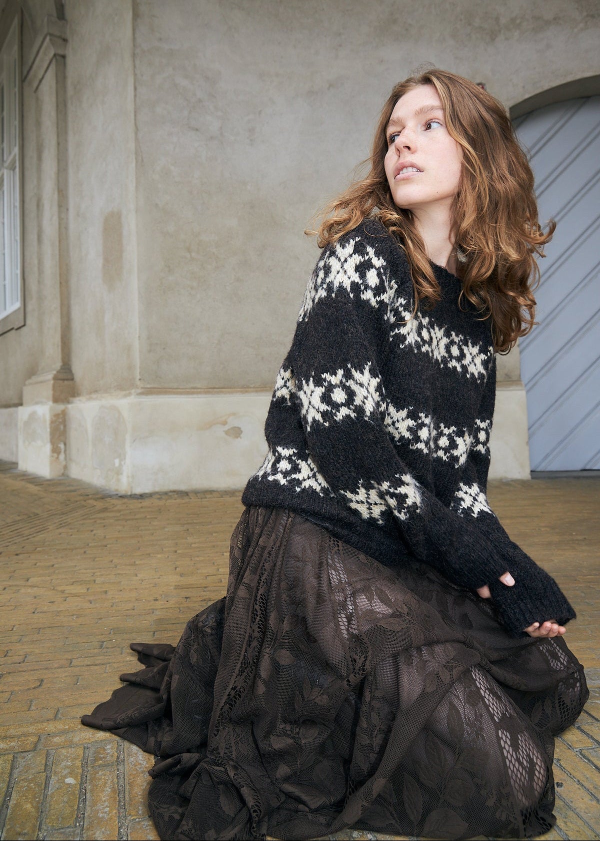 Lattie Knit Sweater, Dark Mokka ~ Lollys Laundry