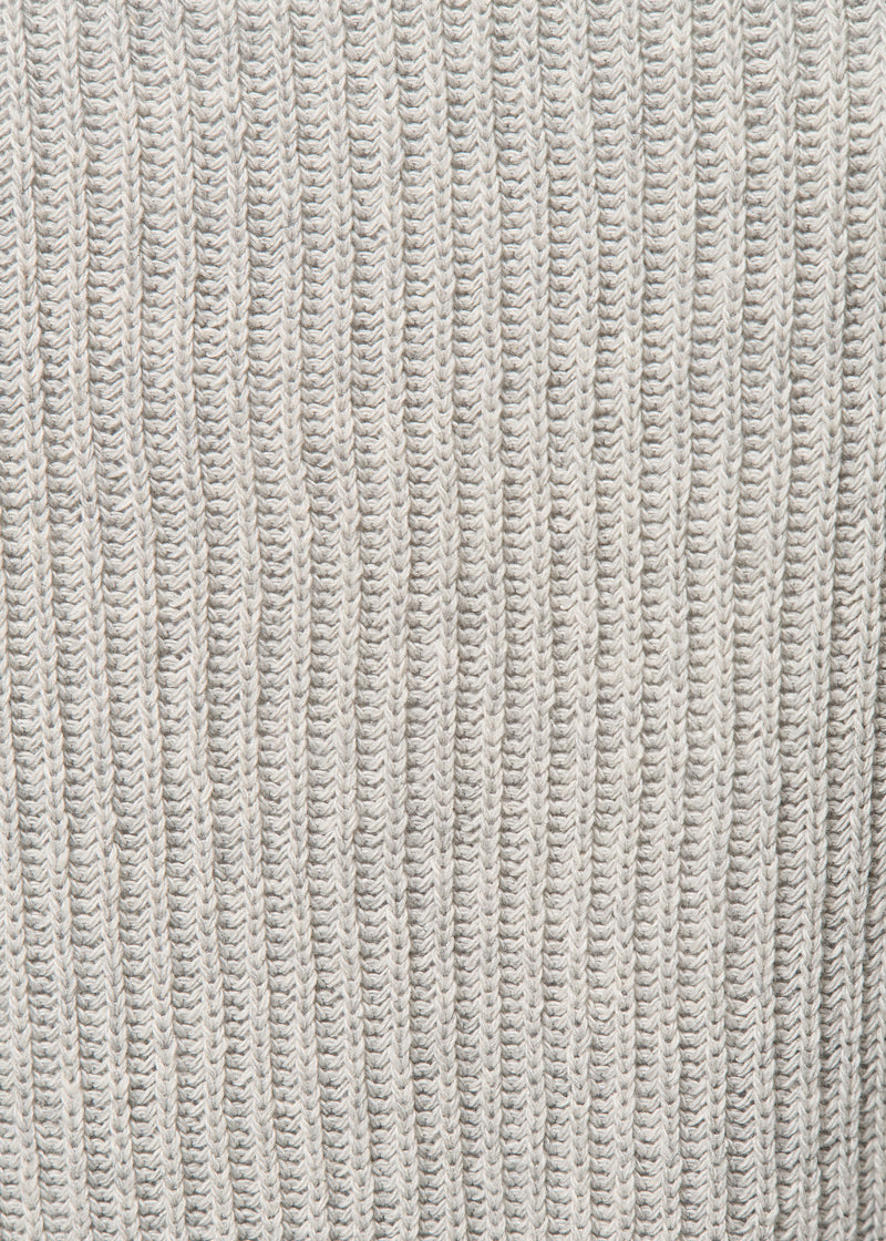 Loose grey knitted sweater - humility