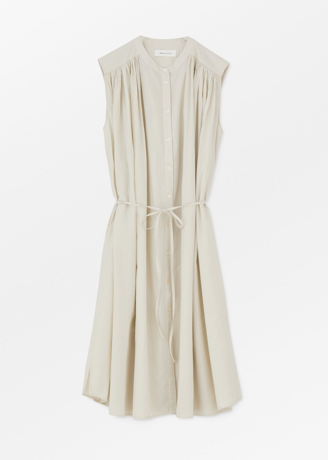 Louise Dress, Blu/Whi Stripe