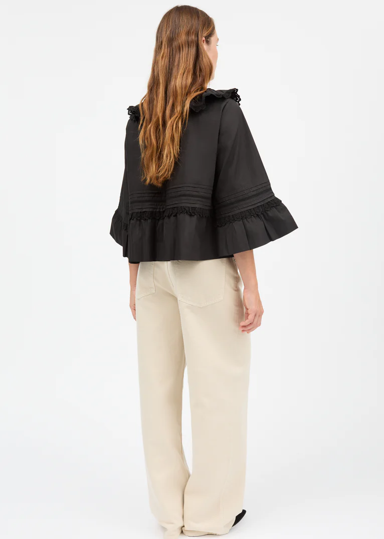 Lulu Blouse, Black - Skall