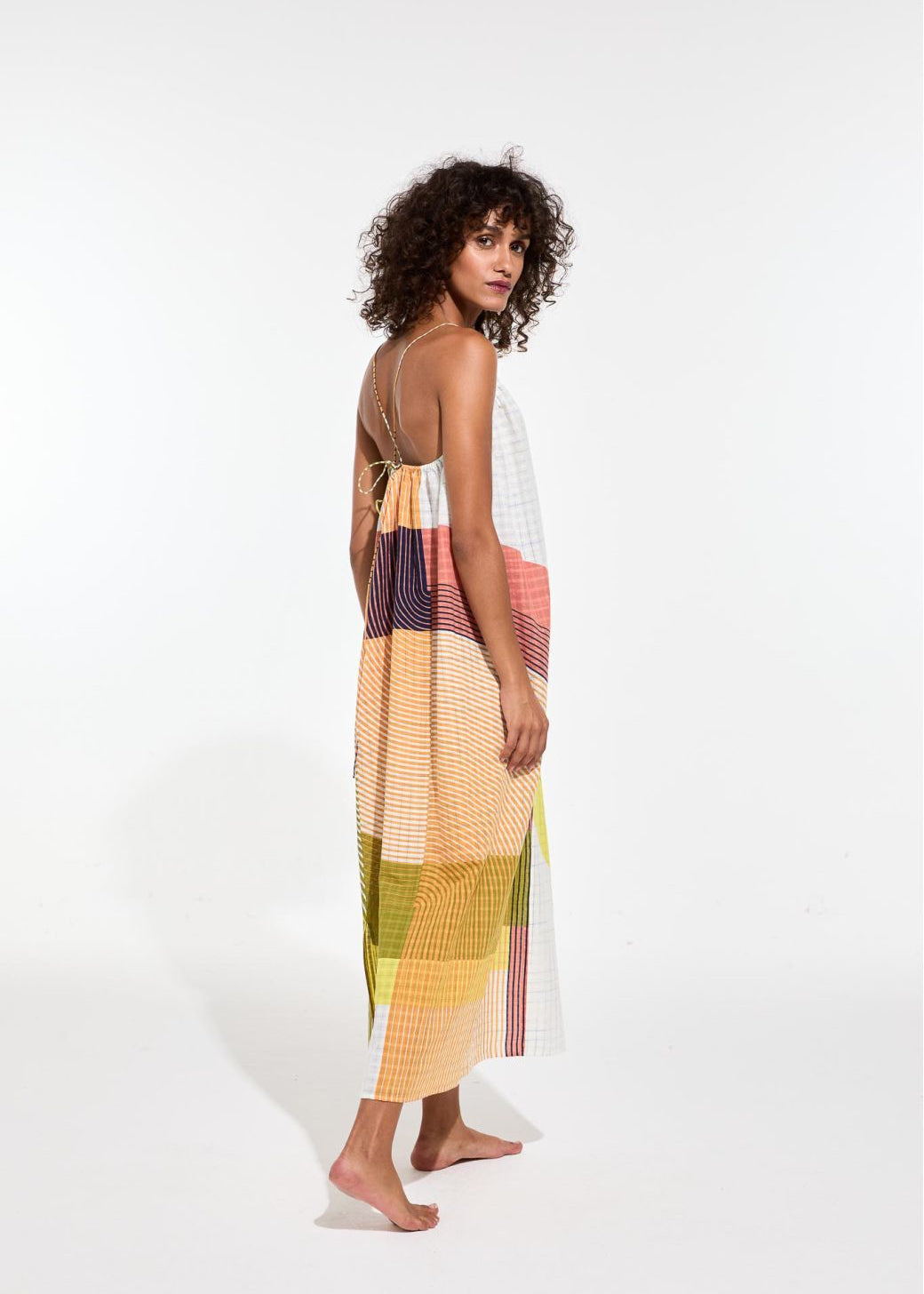 Miami Ettore Dress, Amber - mapoesie