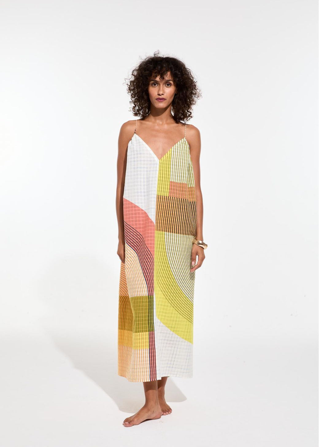 Miami Ettore Dress, Amber - mapoesie