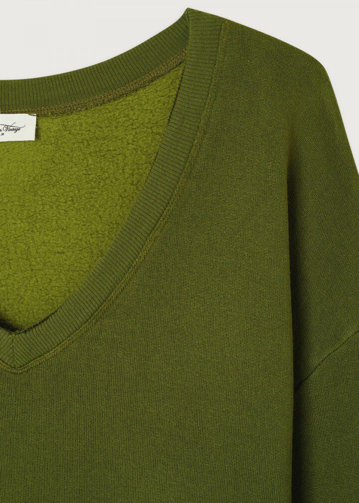 Nishtown Sweatshirt, Pesto ~ American Vintage